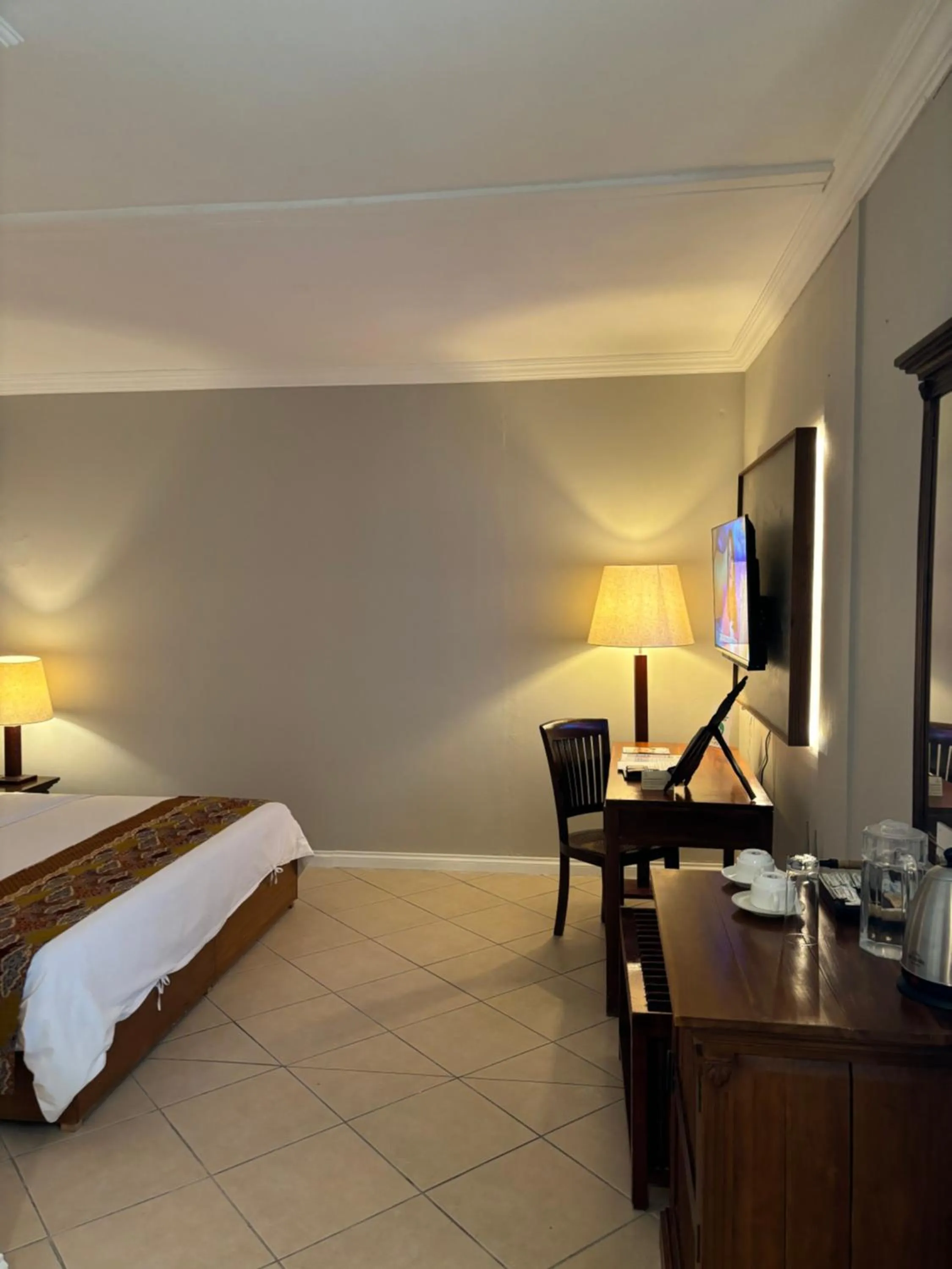 TV and multimedia, Bed in Aanari Hotel & Spa- Mauritius