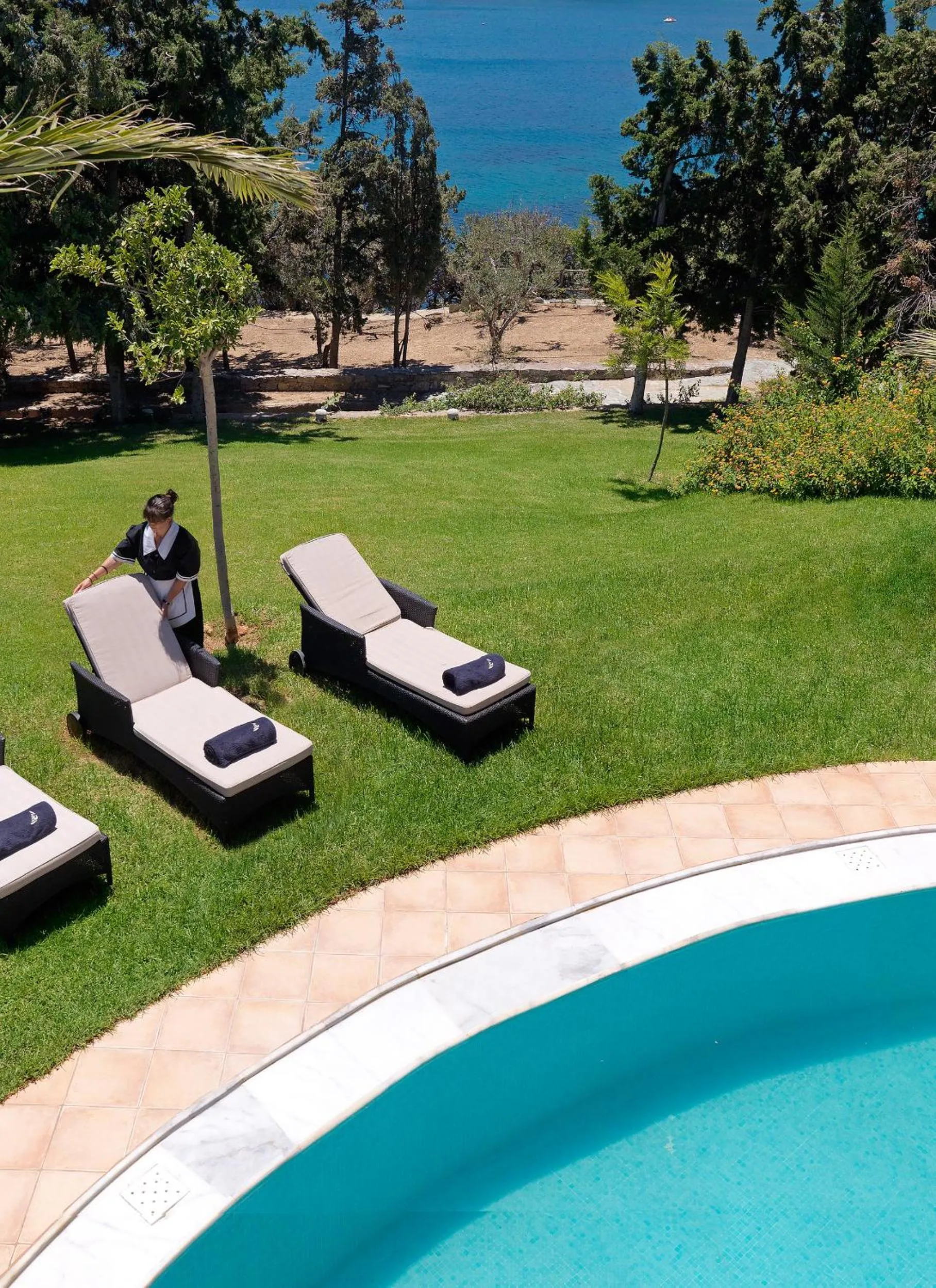 Swimming pool in Out Of The Blue Resort & Spa