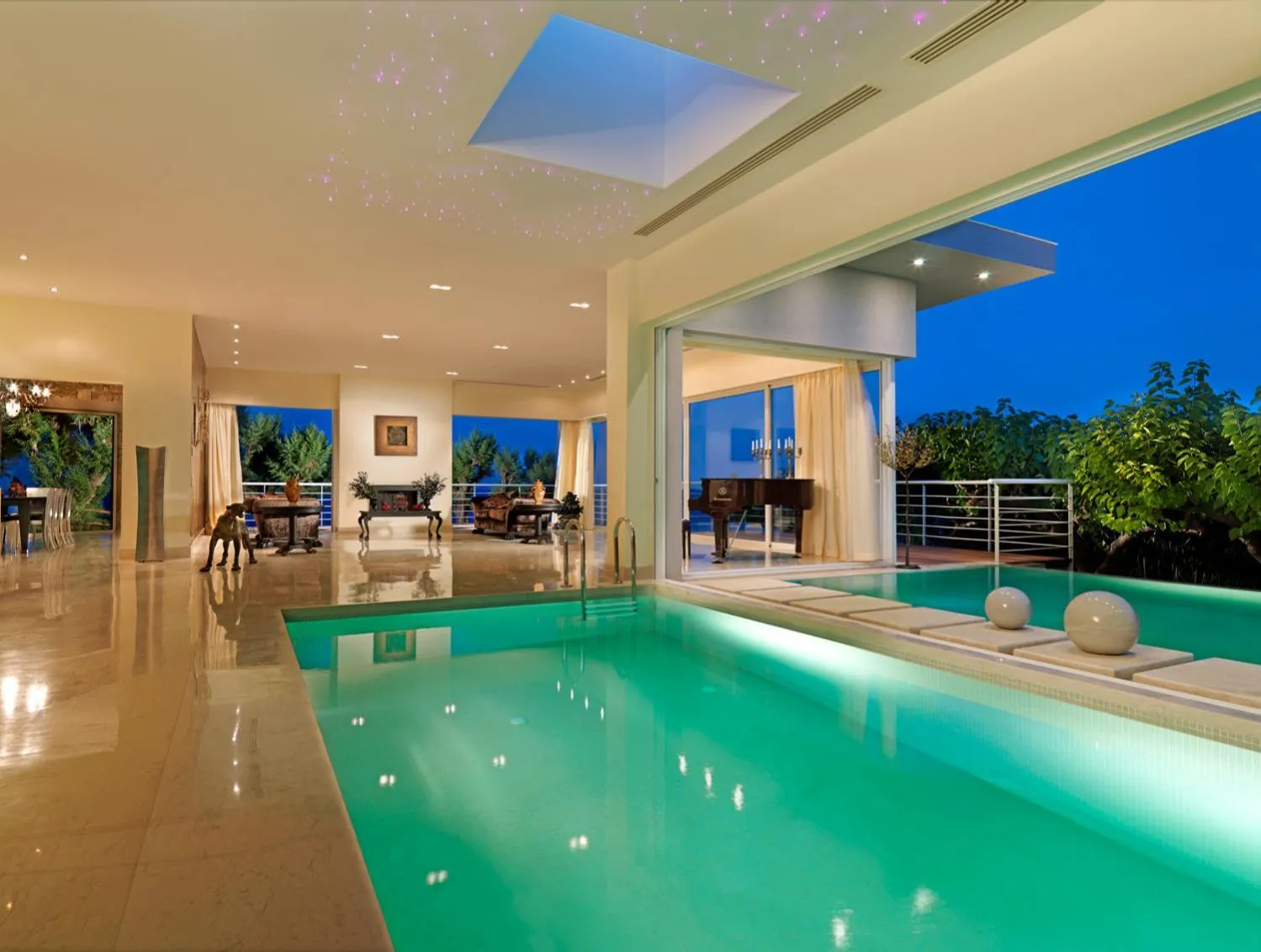 Swimming pool in Out Of The Blue Resort & Spa