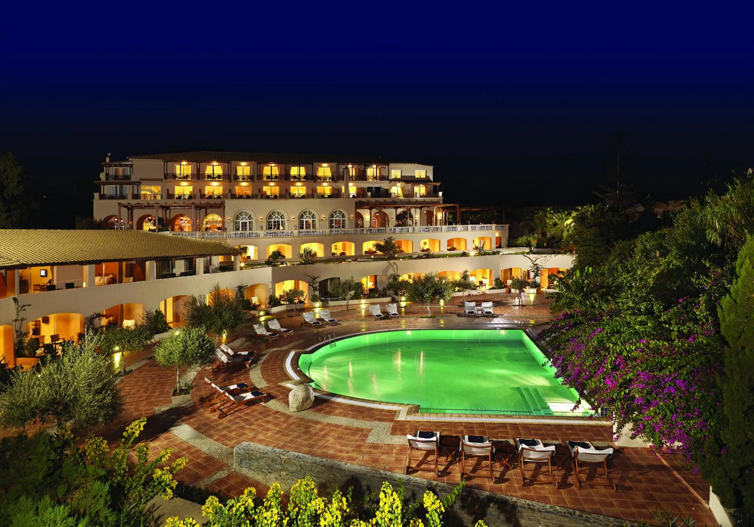 Swimming pool in Out Of The Blue Resort & Spa