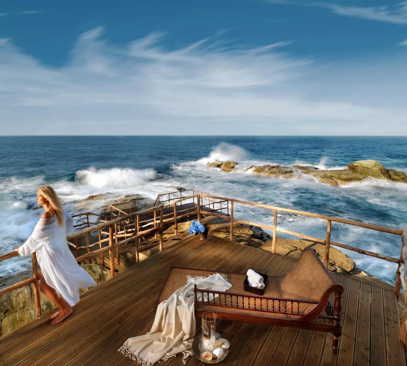 Natural landscape in Out Of The Blue Resort & Spa