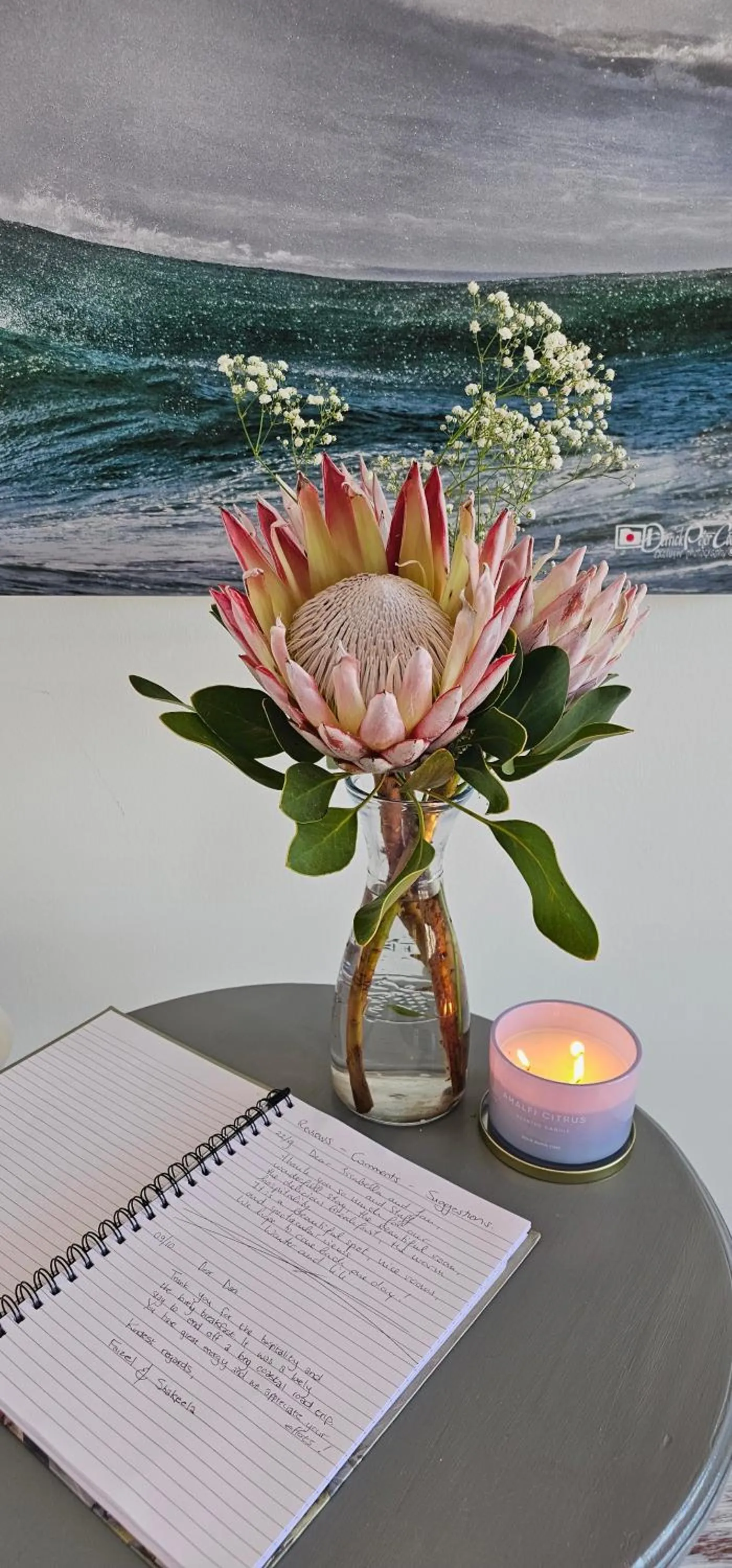 Decorative detail in Brenton Beach House