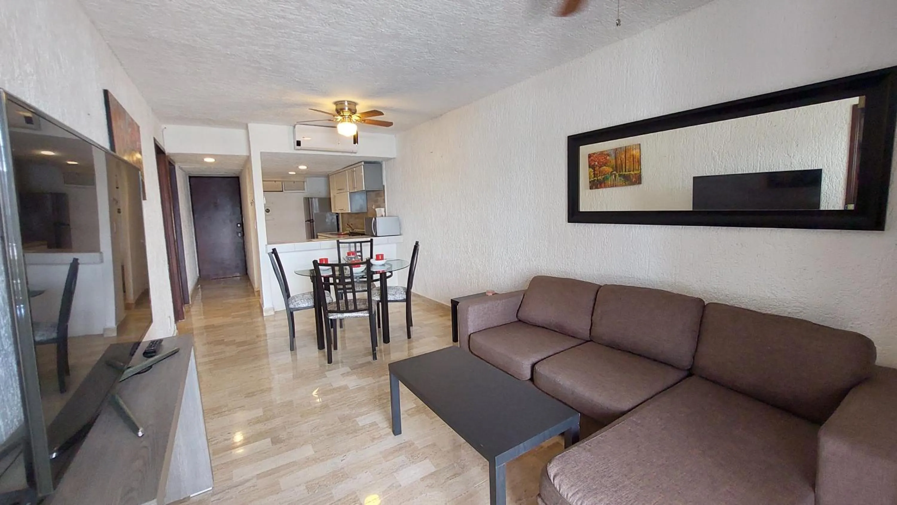 Seating area in Cancún Suites Apartments - Hotel Zone