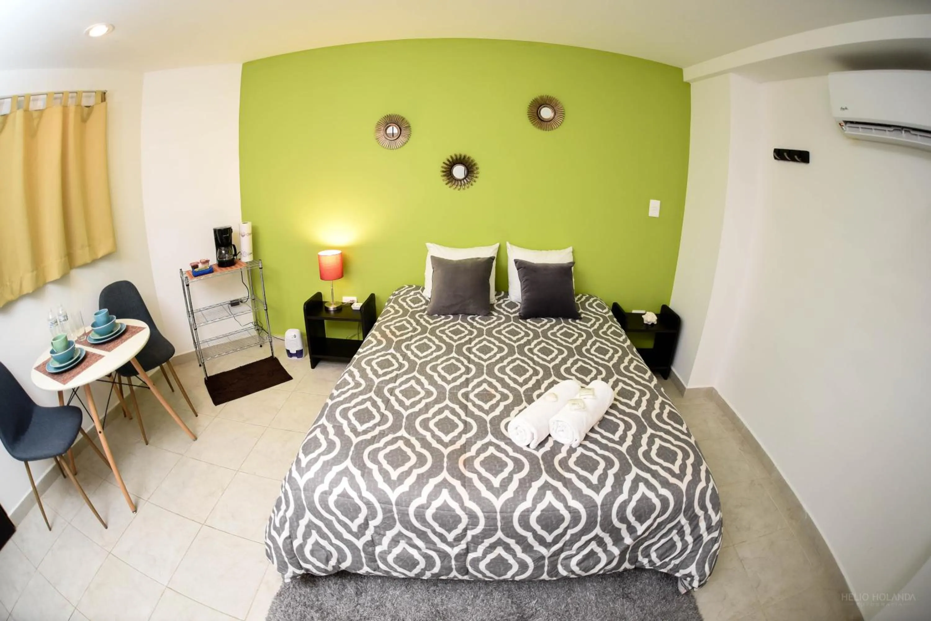 Photo of the whole room, Bed in Cancún Suites Apartments - Hotel Zone