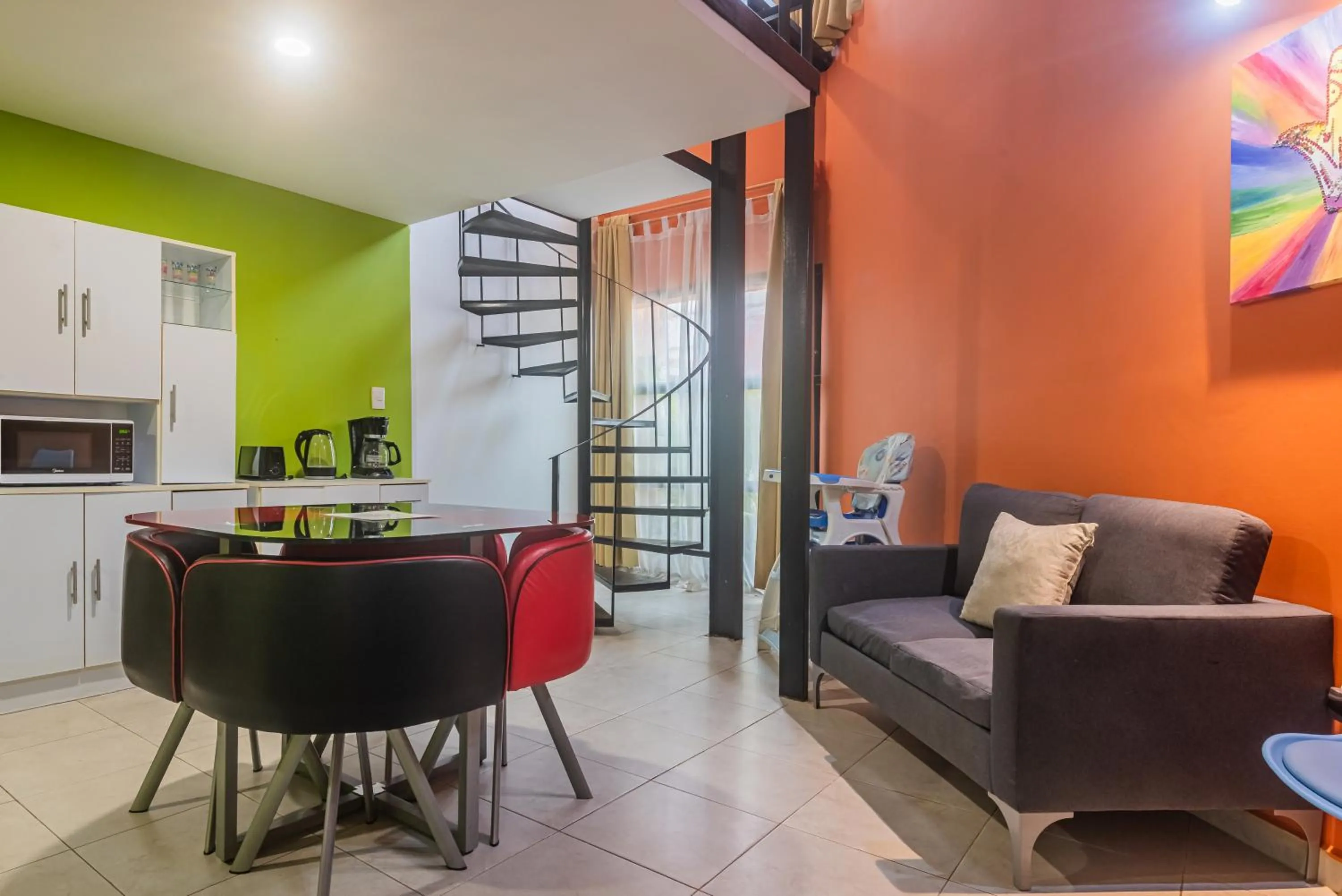 Seating area in Cancún Suites Apartments - Hotel Zone