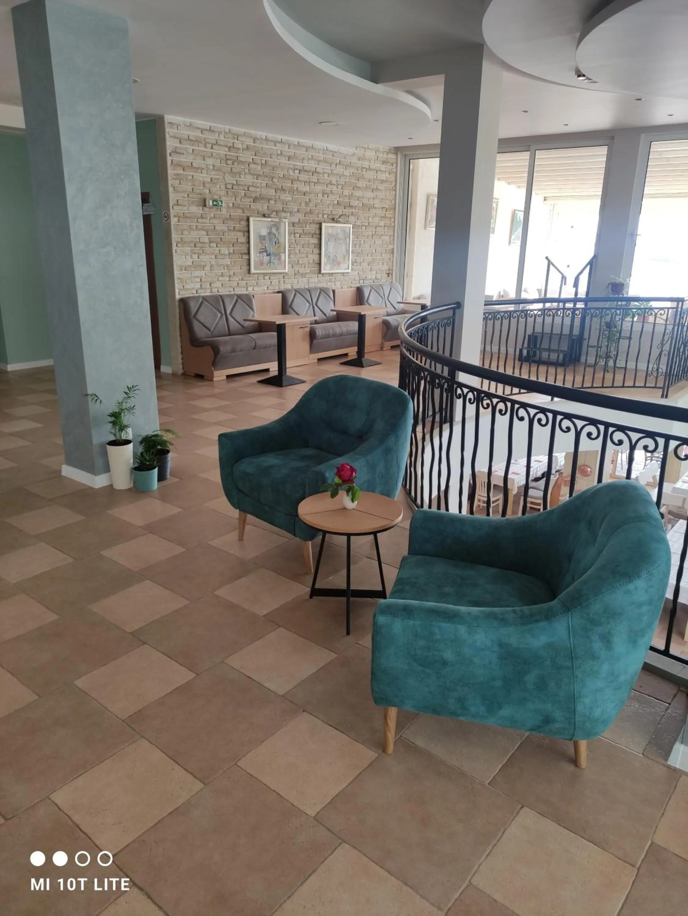 Lobby or reception in Helios Hotel