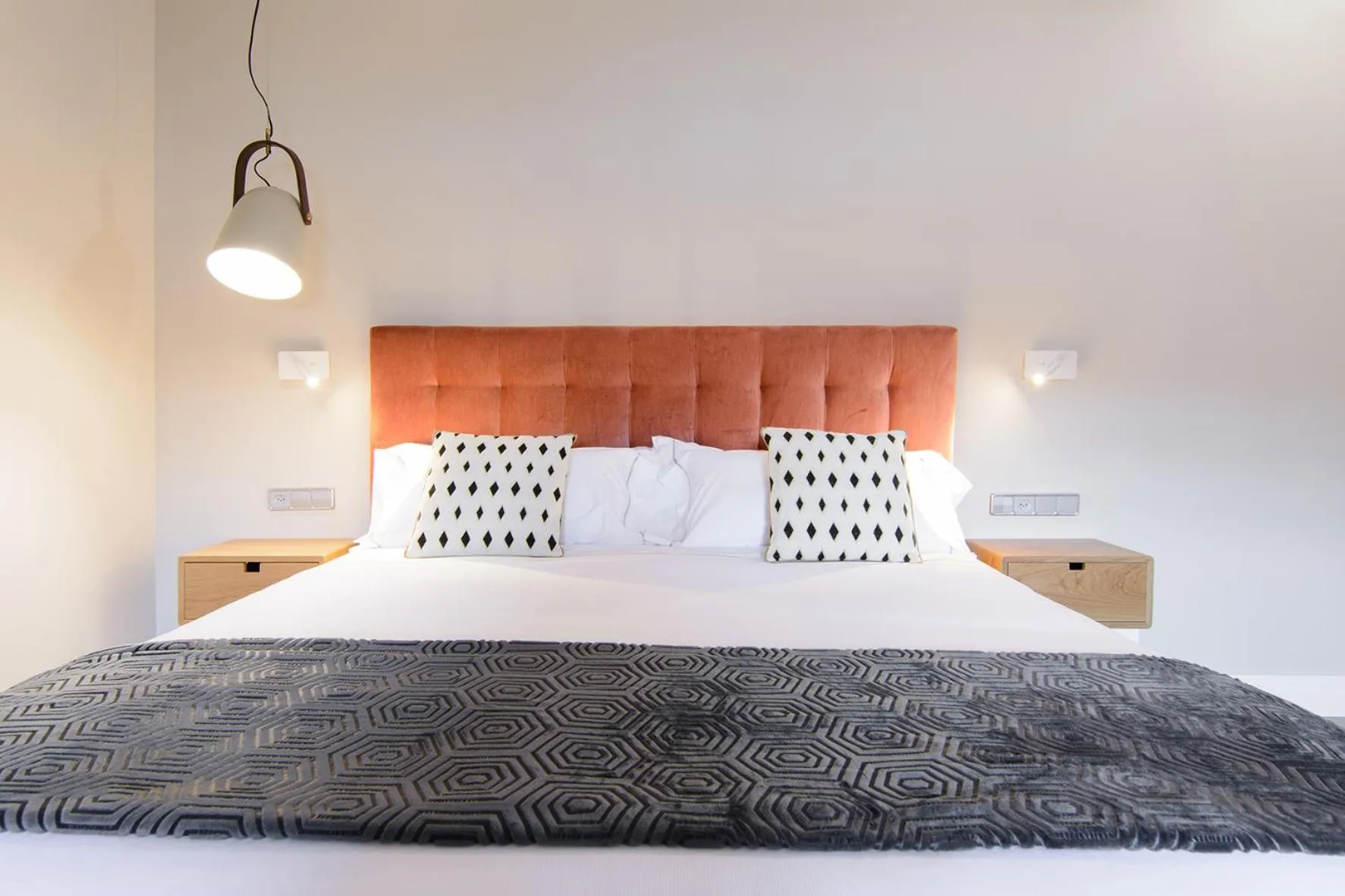 Bed in Pazo de Mendoza