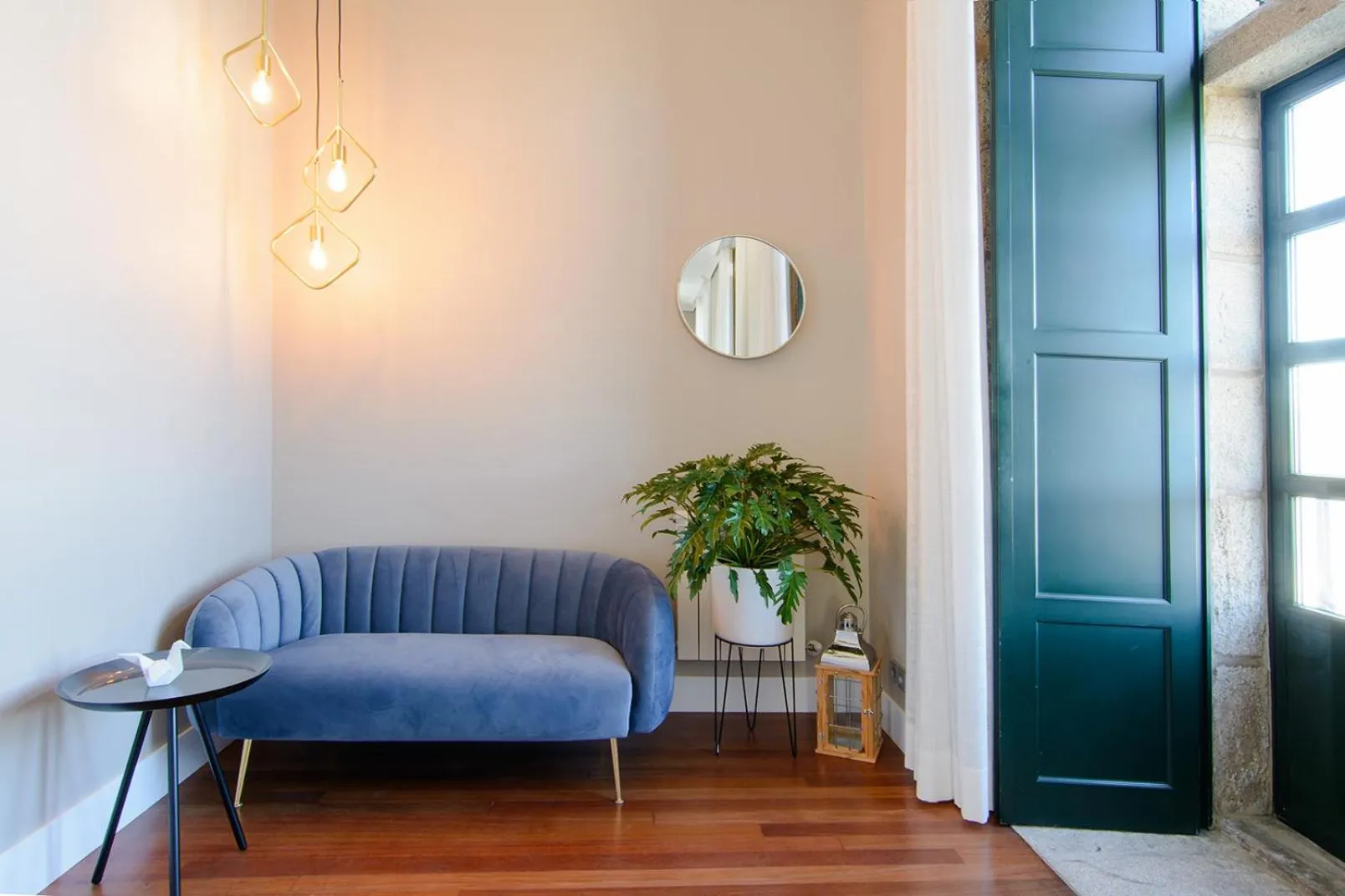 Seating area in Pazo de Mendoza