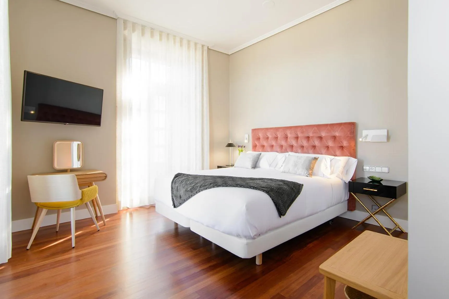 Bed in Pazo de Mendoza