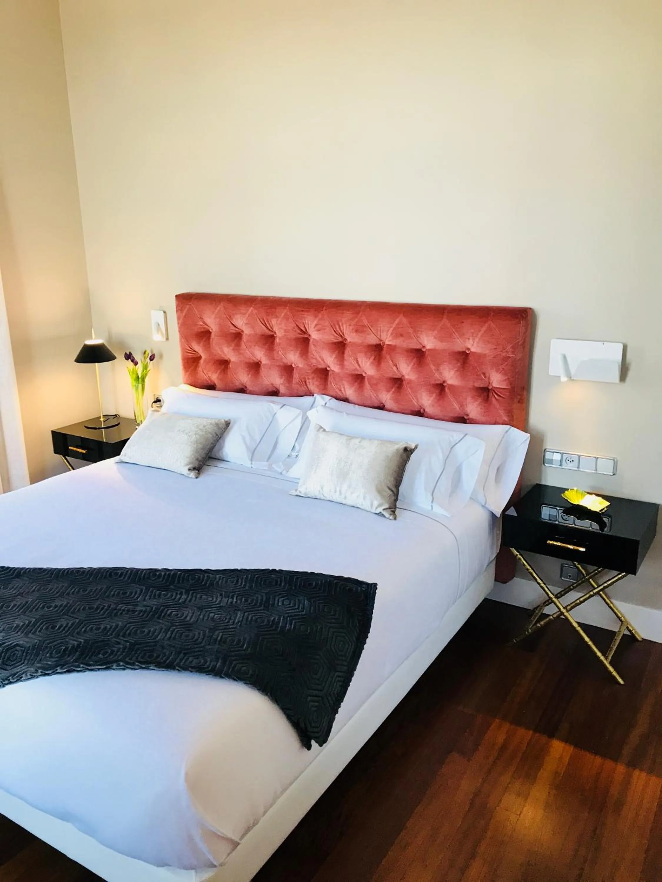 Bed in Pazo de Mendoza