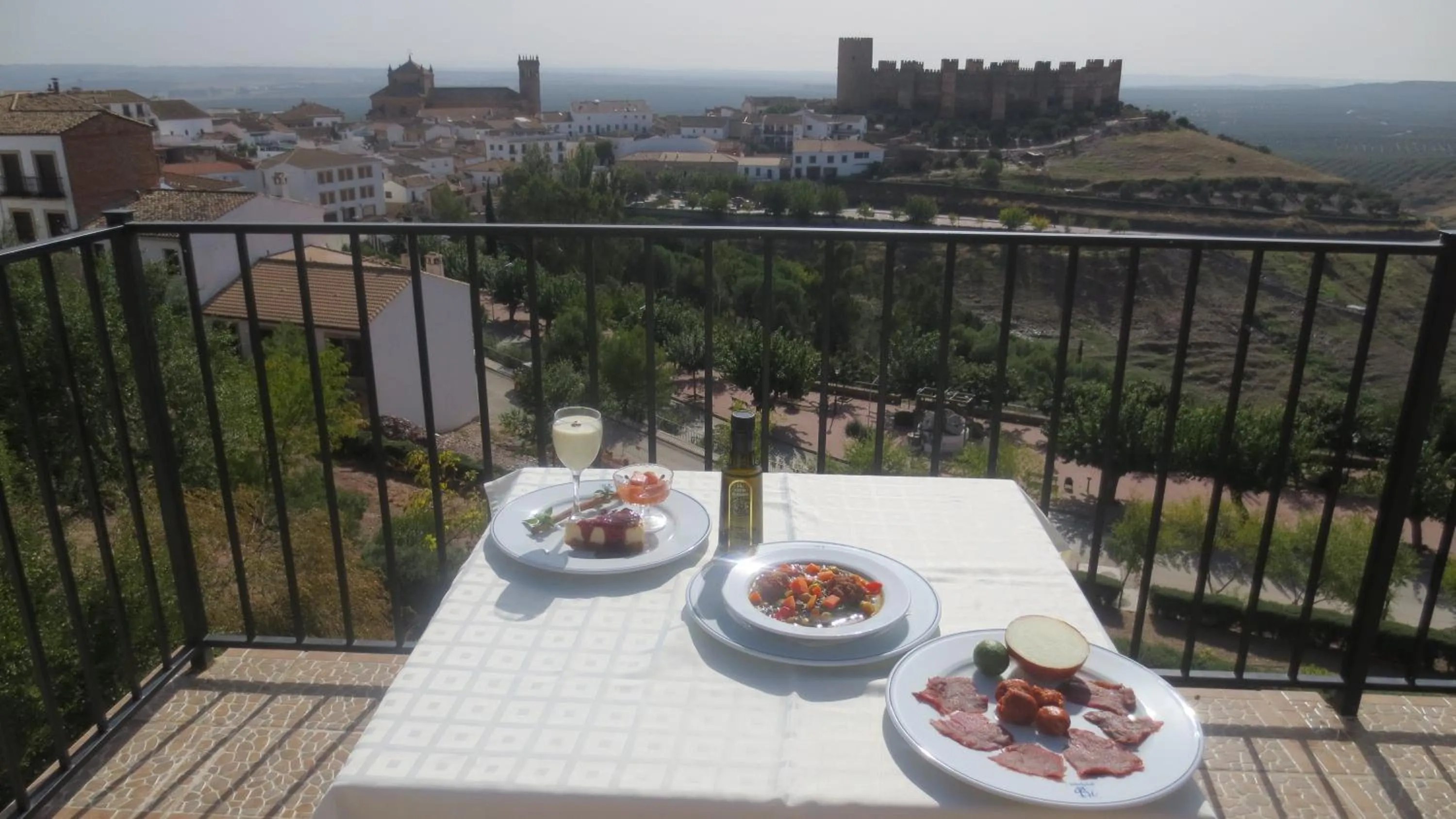 Balcony/Terrace in Hotel Restaurante Baños