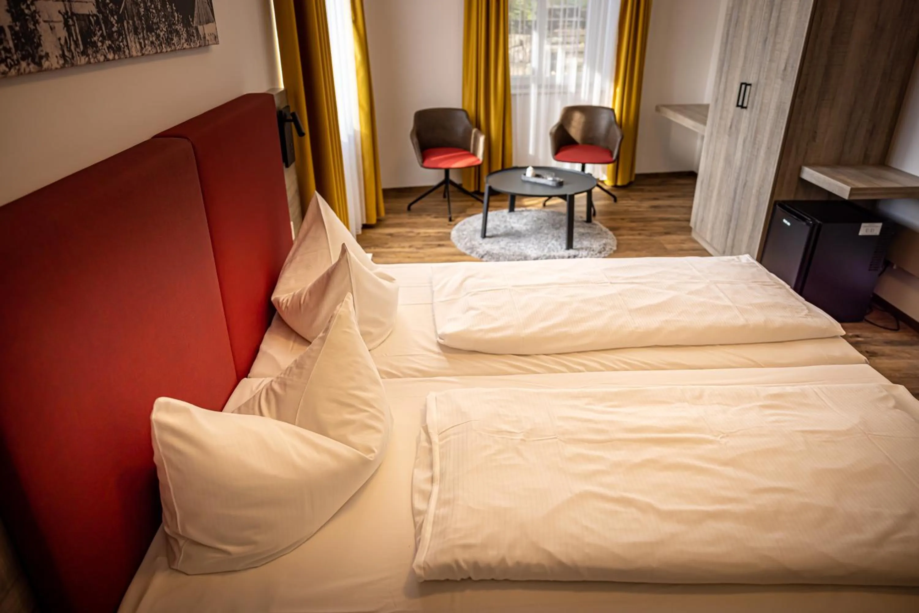 Bed in Hotel Grüner Baum