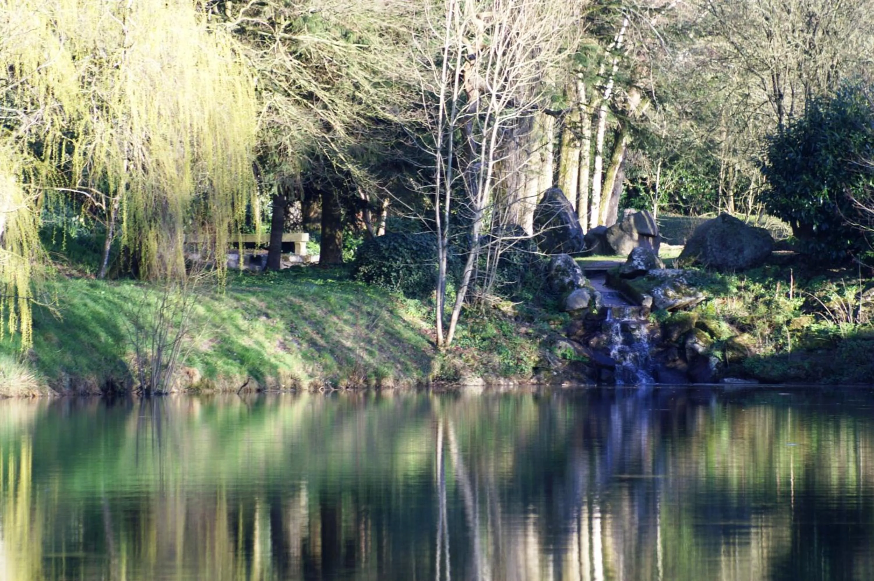 Natural landscape in Chateau Du Boisniard