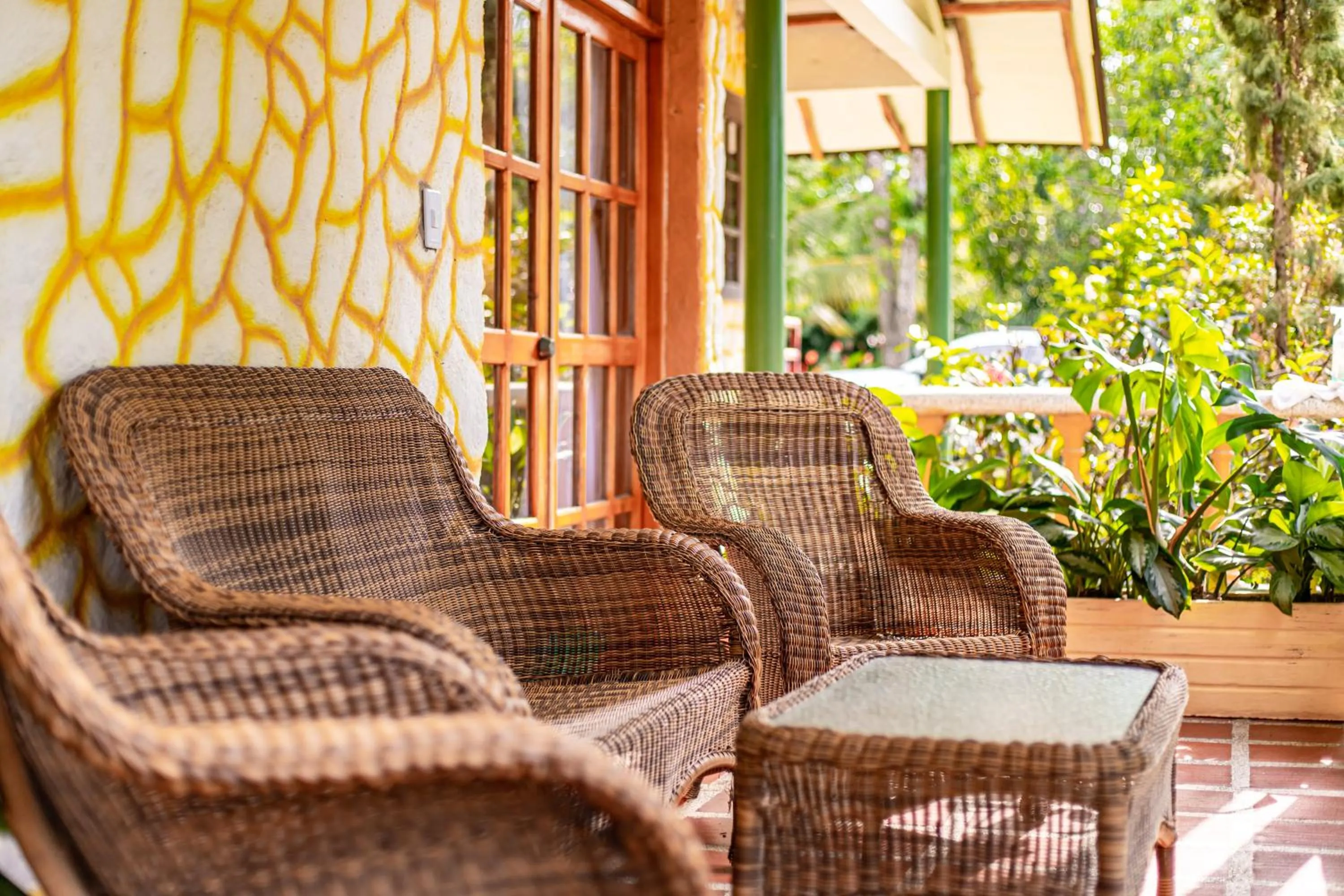 Seating area in Portales del Tayrona Garden Hotel