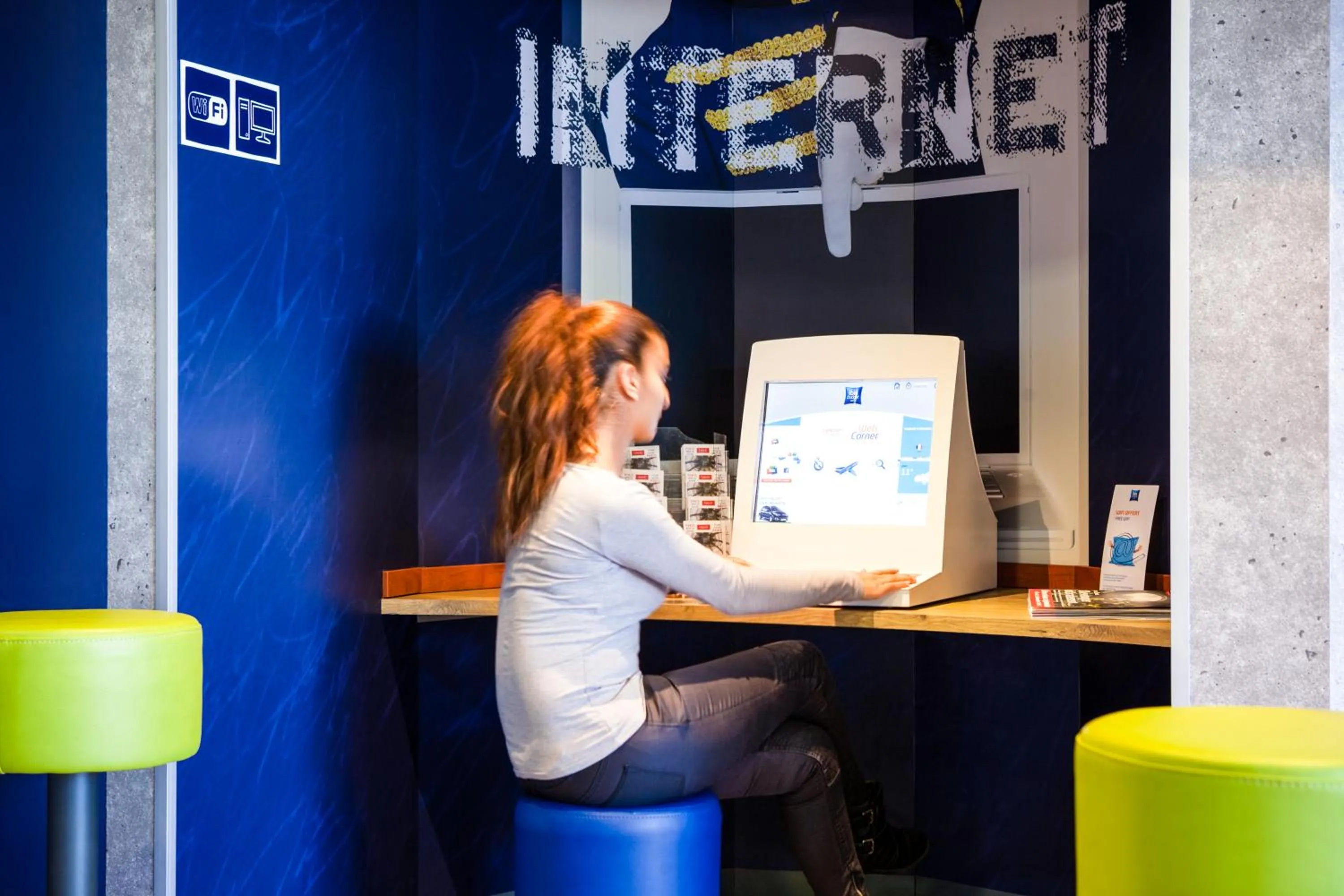 Lobby or reception in ibis budget Paris Porte de Pantin