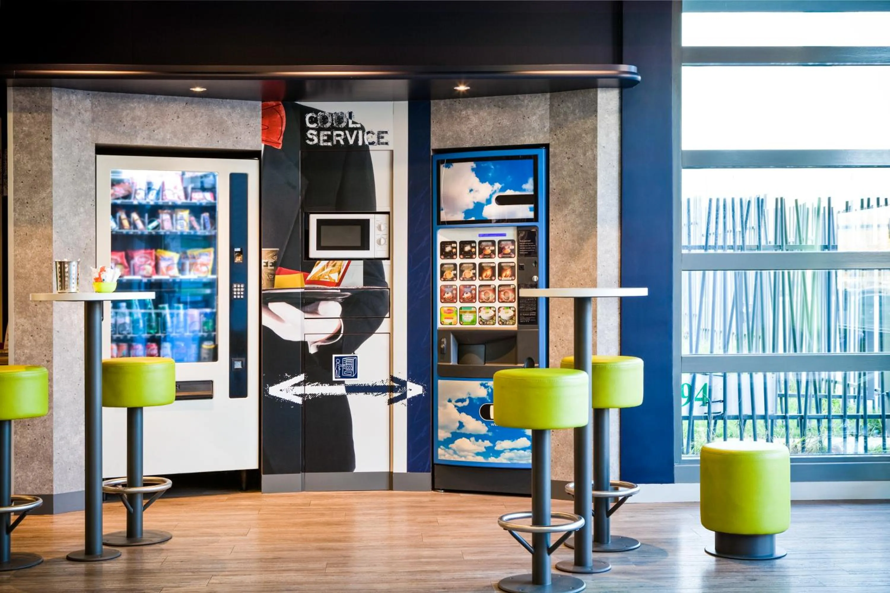 Communal lounge/ TV room in ibis budget Paris Porte de Pantin