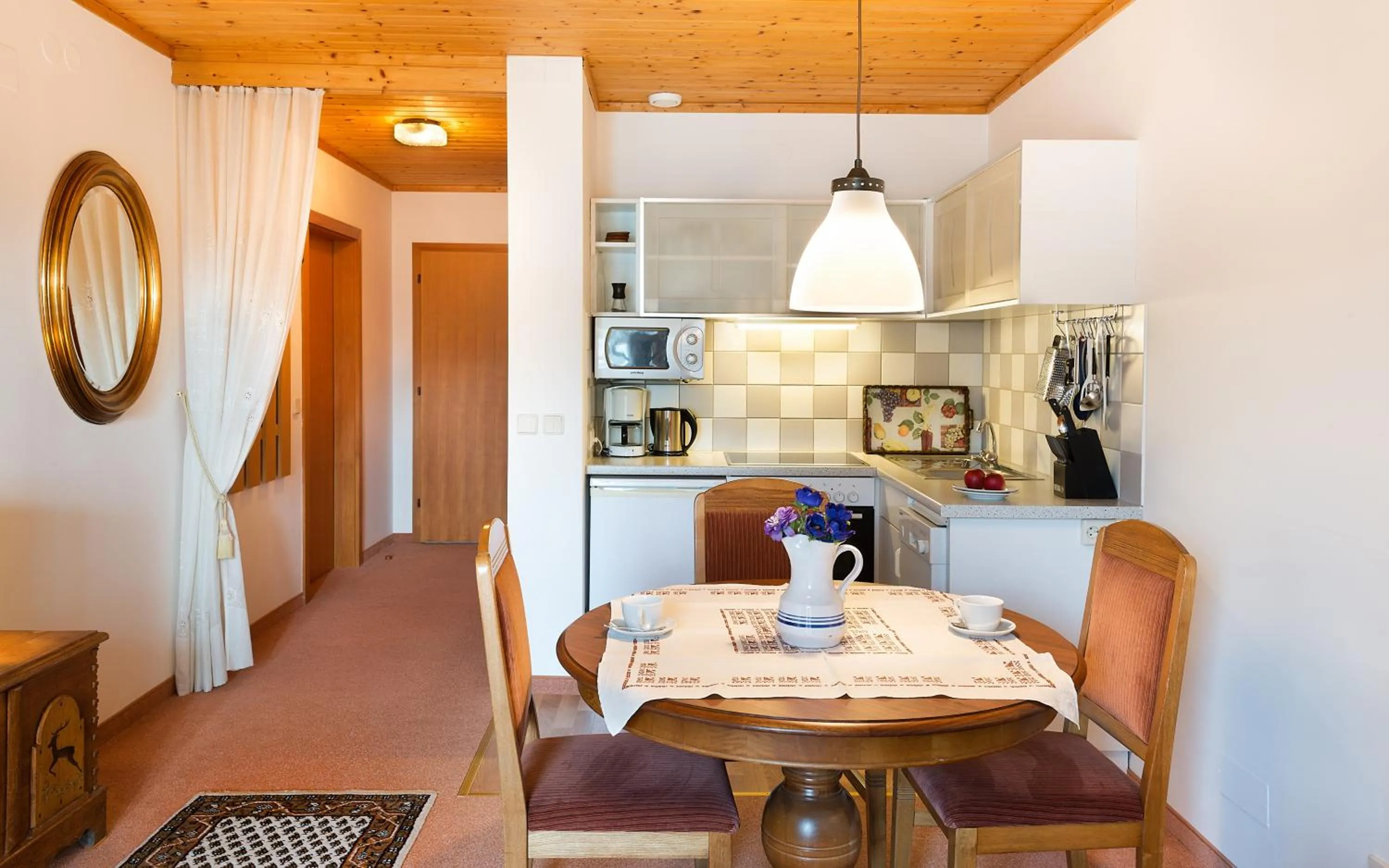 Kitchen or kitchenette in Haus Elisabeth, Appartements