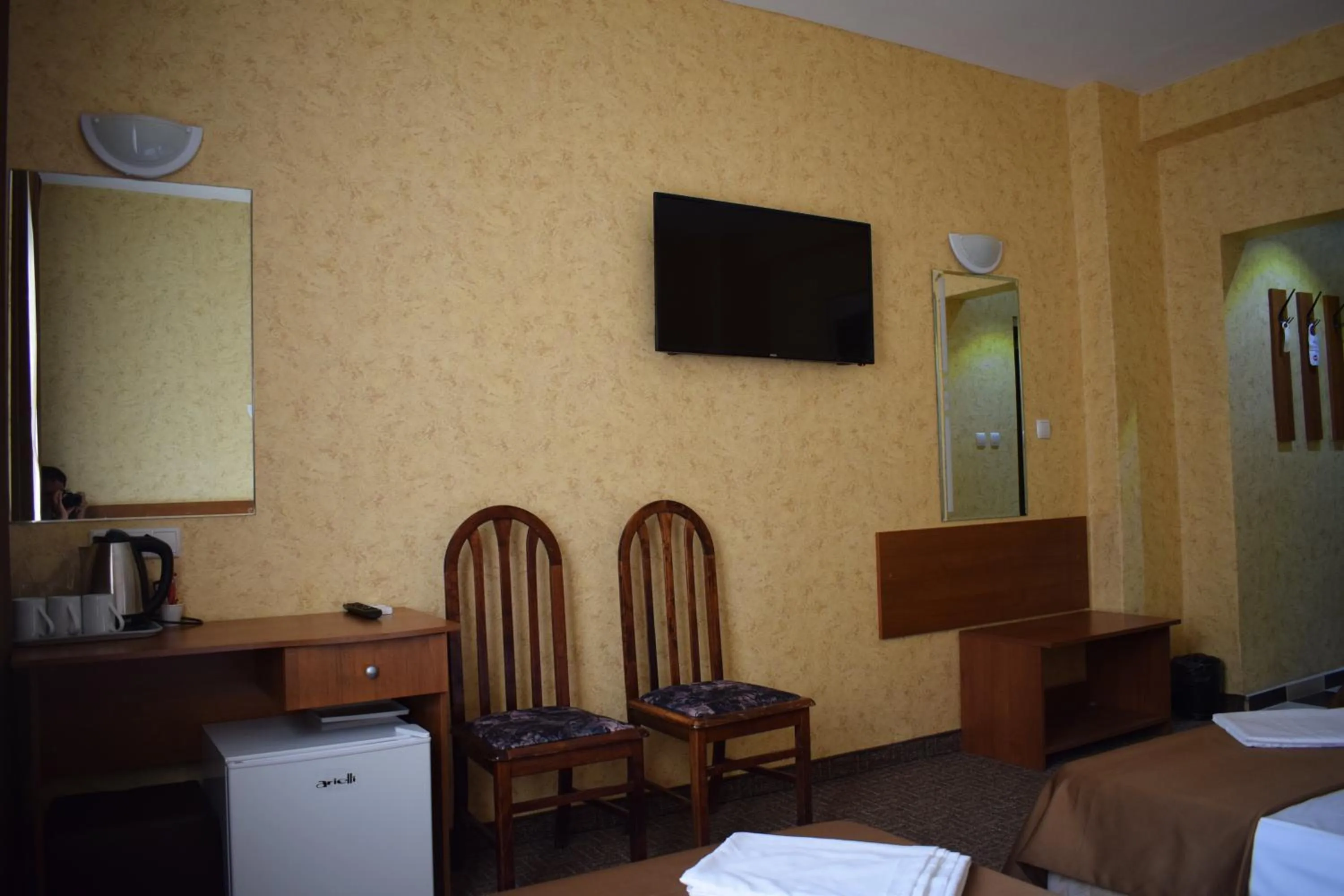 TV and multimedia, Bed in Slavyanska Beseda Hotel