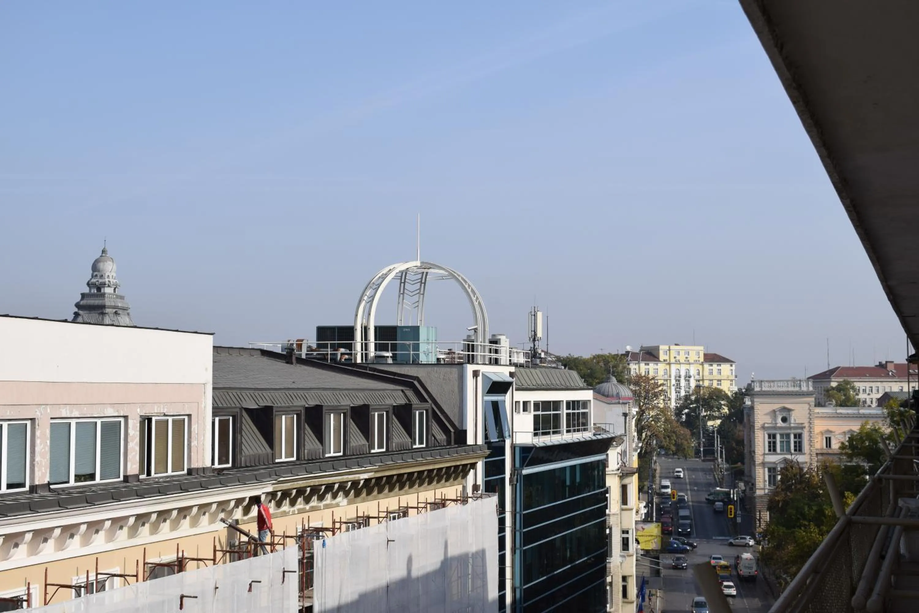City view in Slavyanska Beseda Hotel