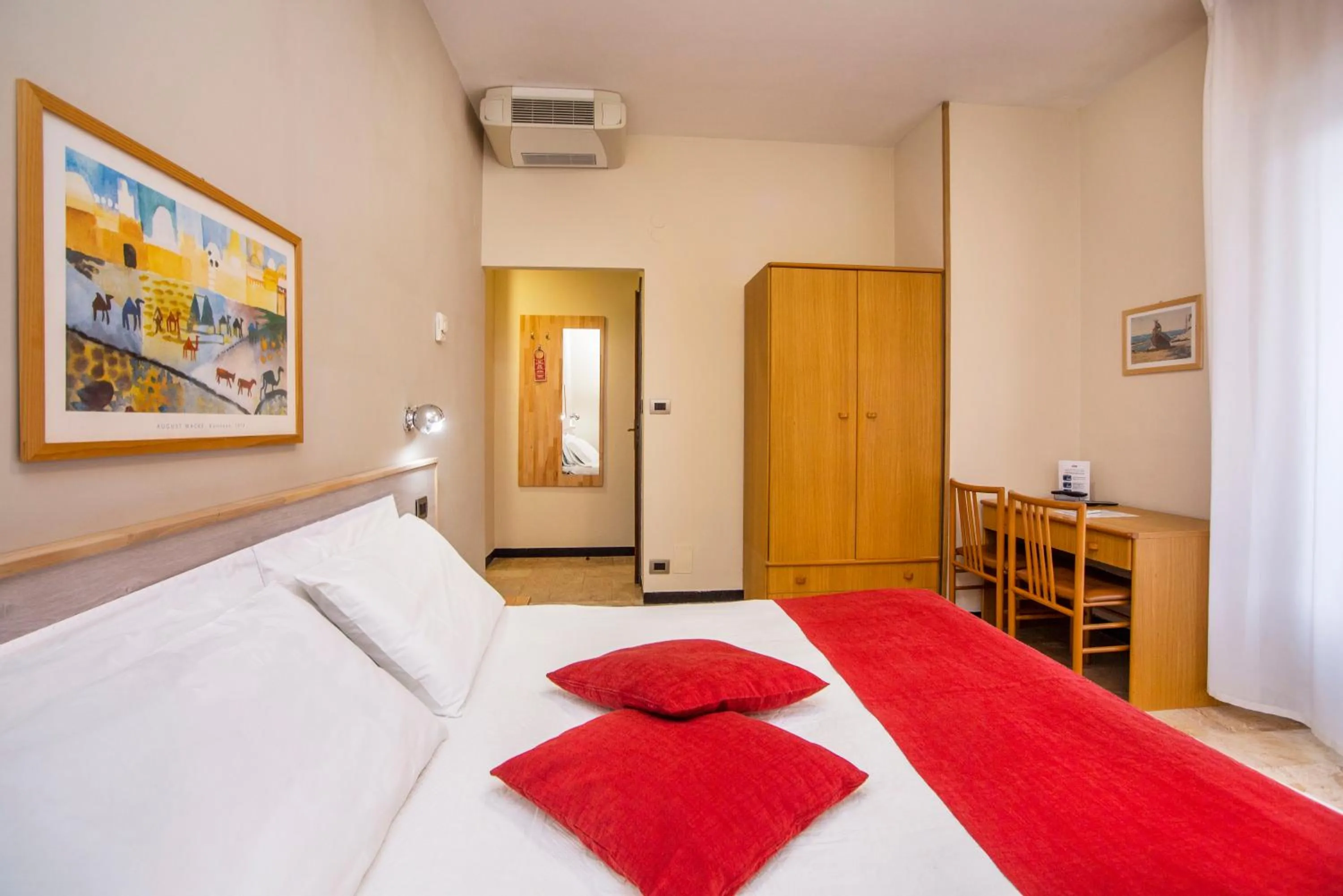 Bed in Hotel Mediterranée