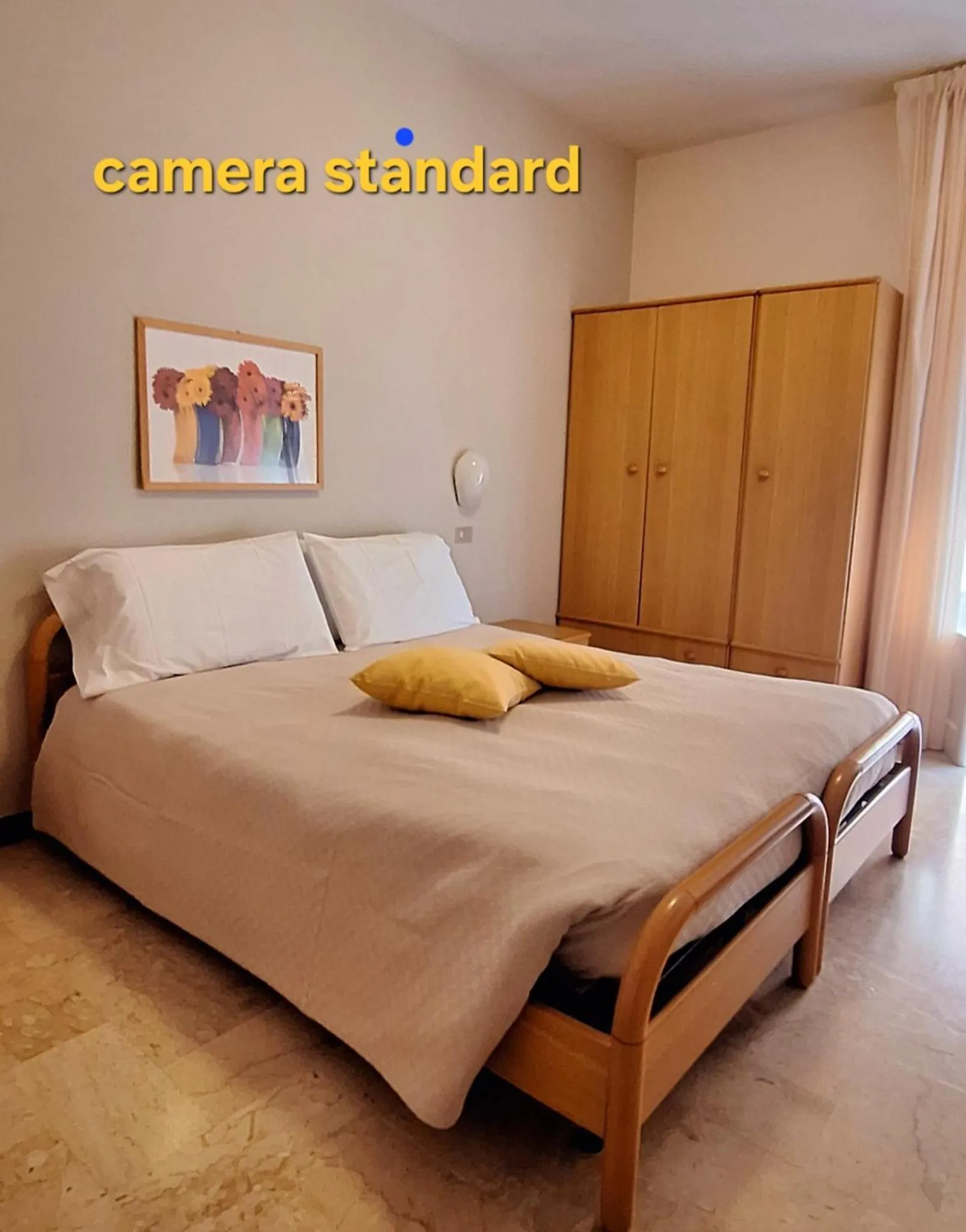 Bed in Hotel Mediterranée