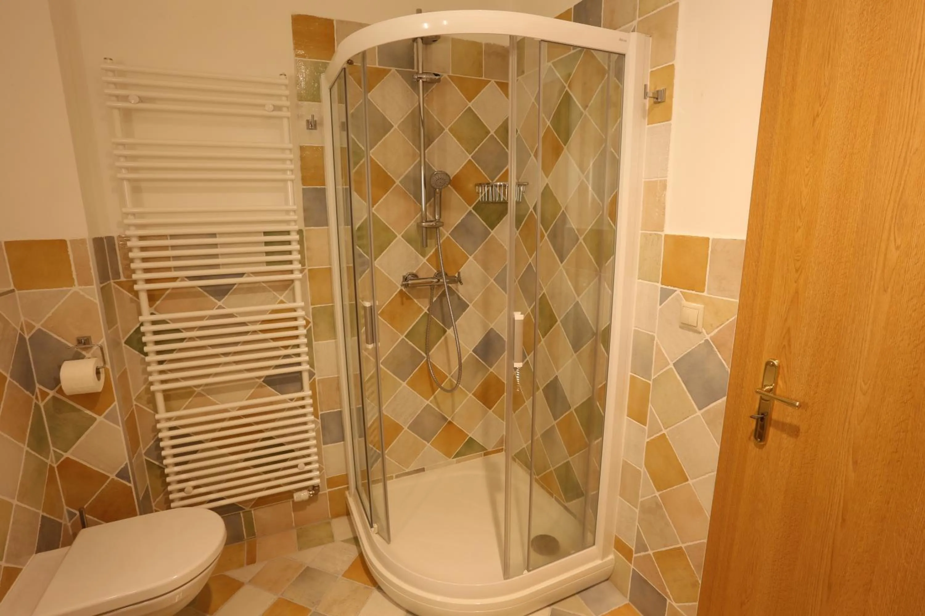 Shower in Hotel Hajčman