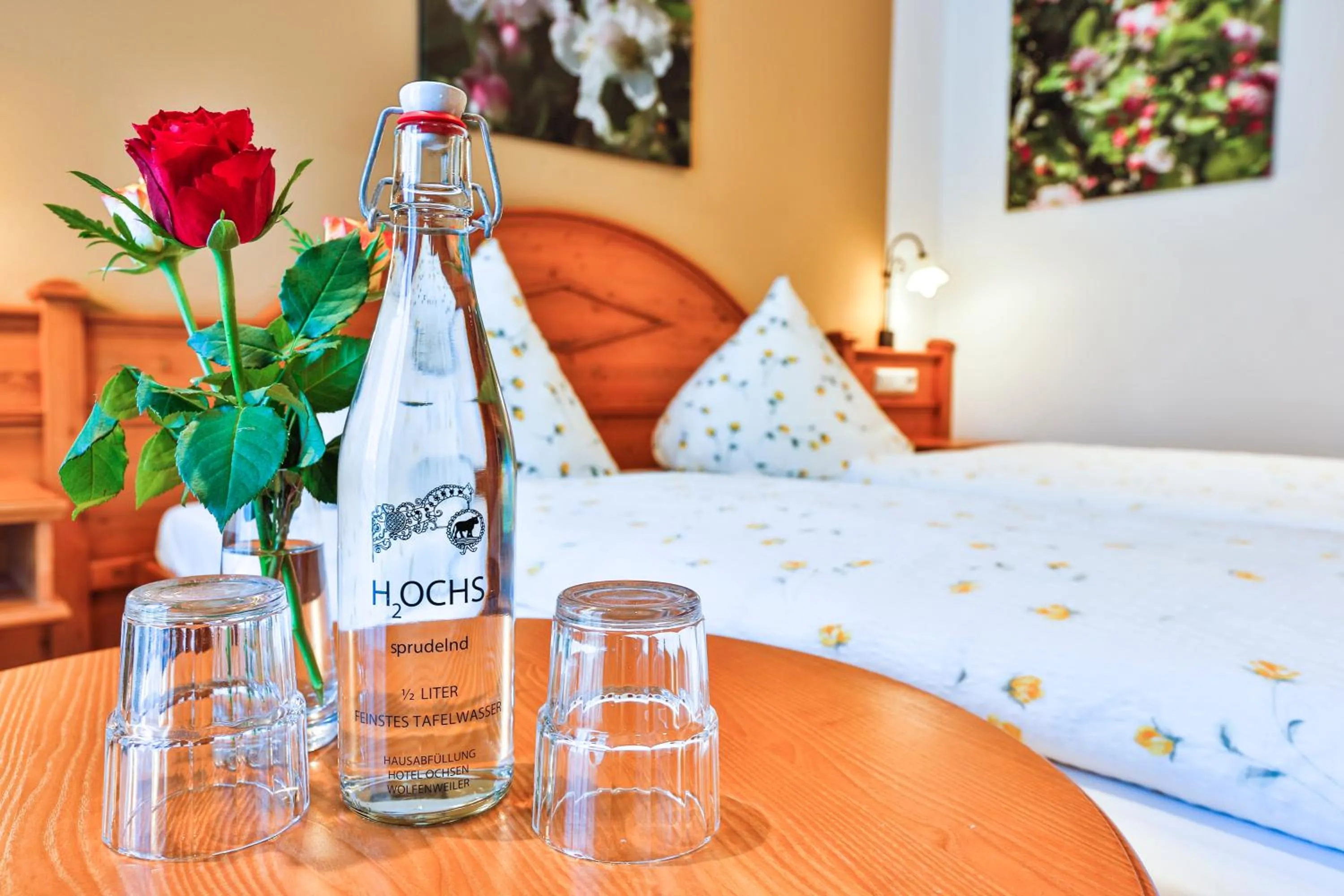 Bed in Hotel-Restaurant zum Ochsen