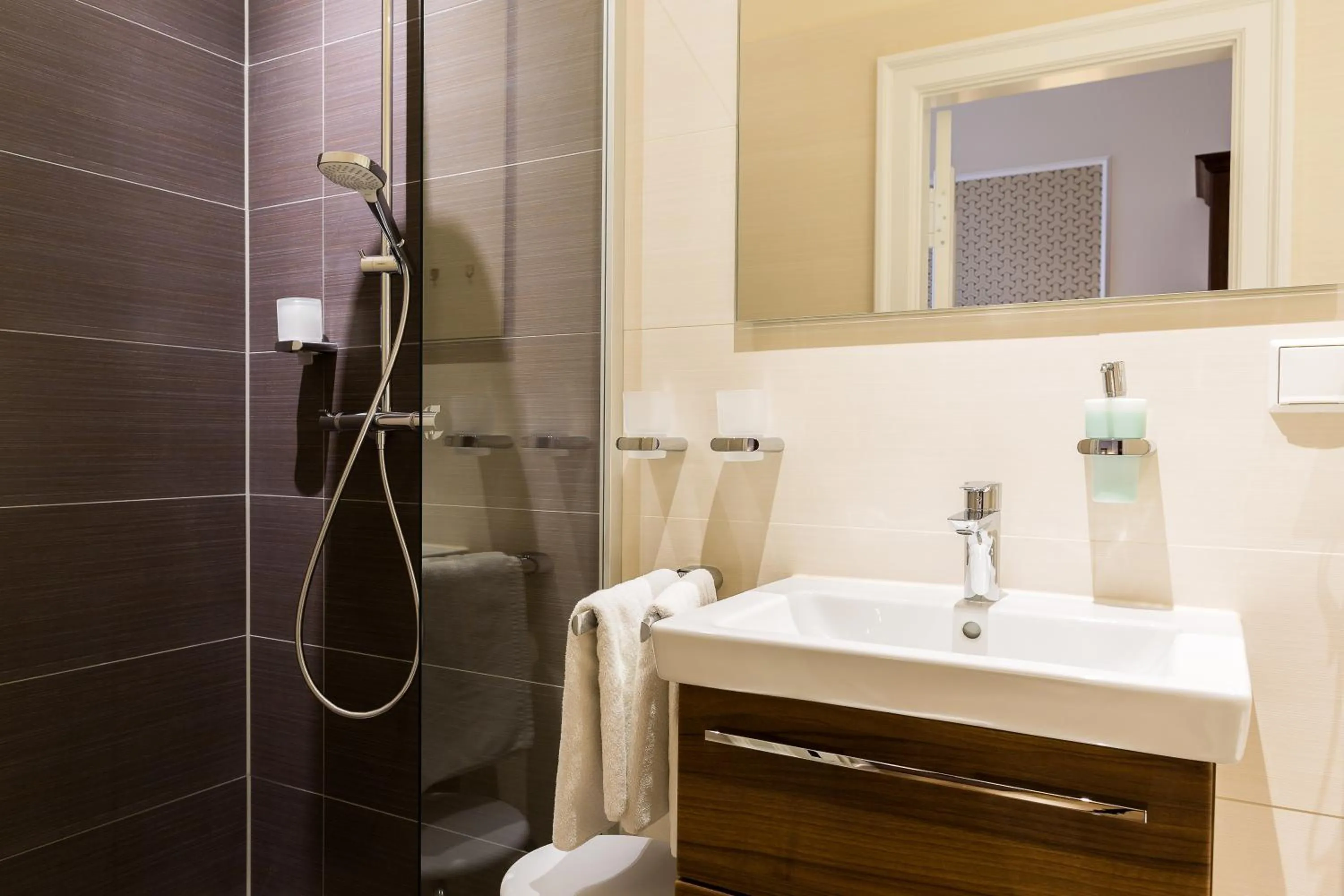 Shower in Hotel Villa Altenburg