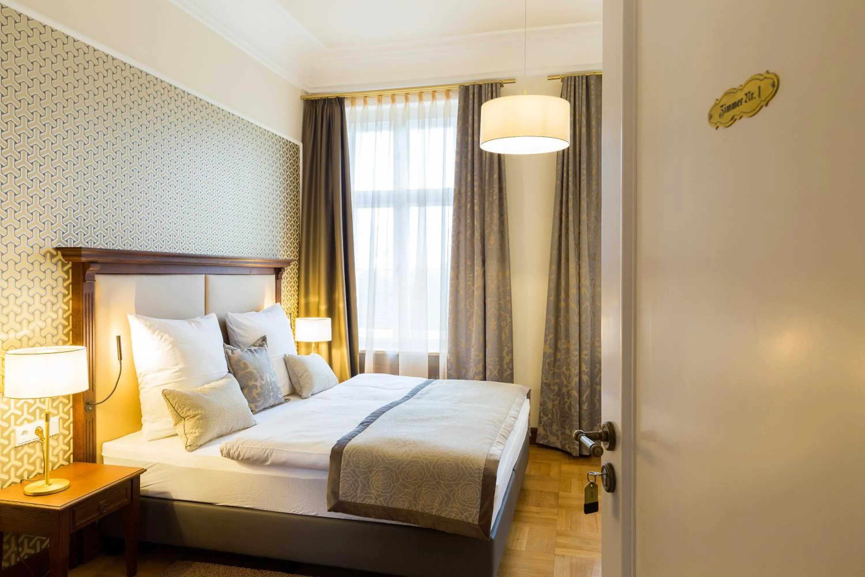 Bed in Hotel Villa Altenburg