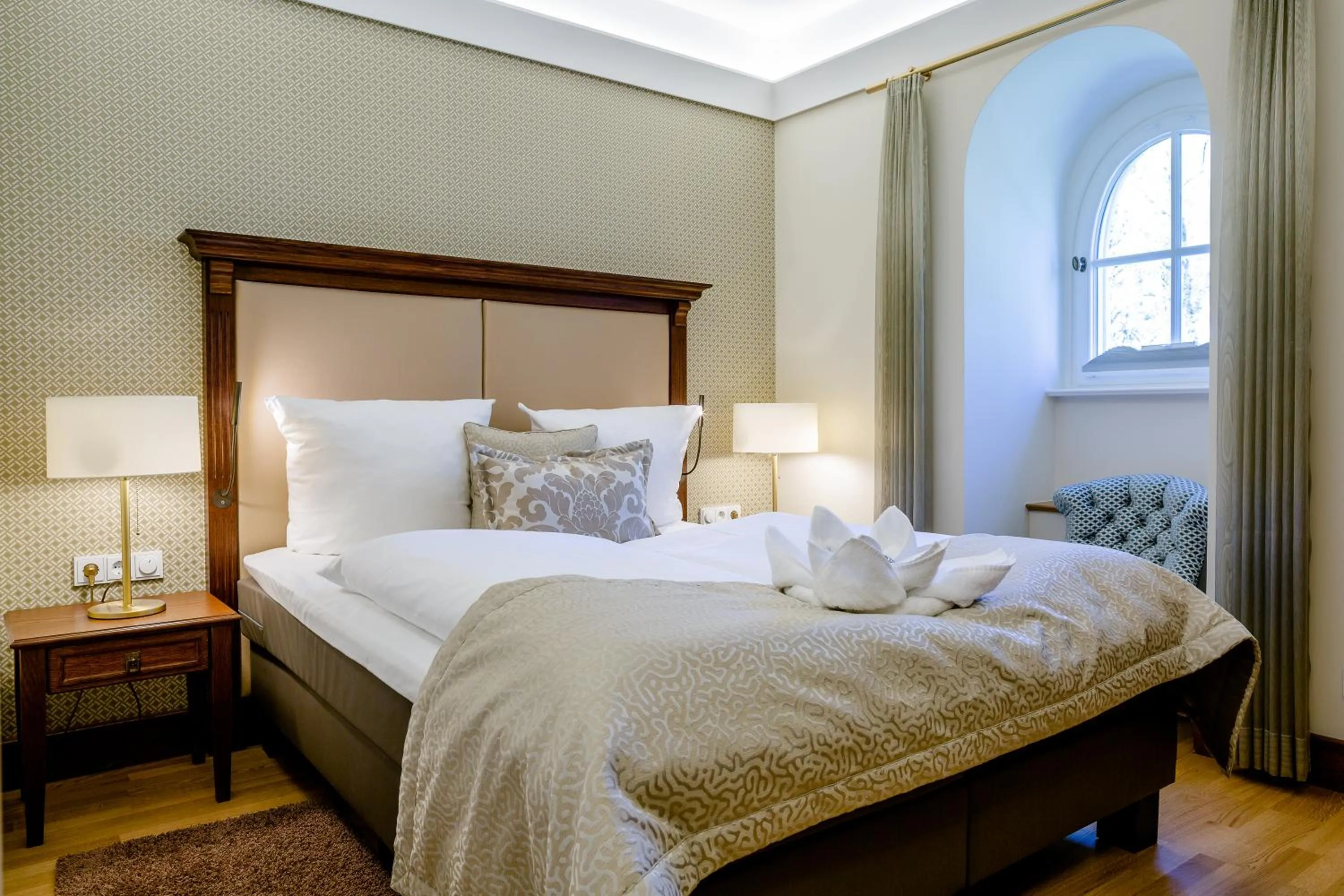 Bed in Hotel Villa Altenburg