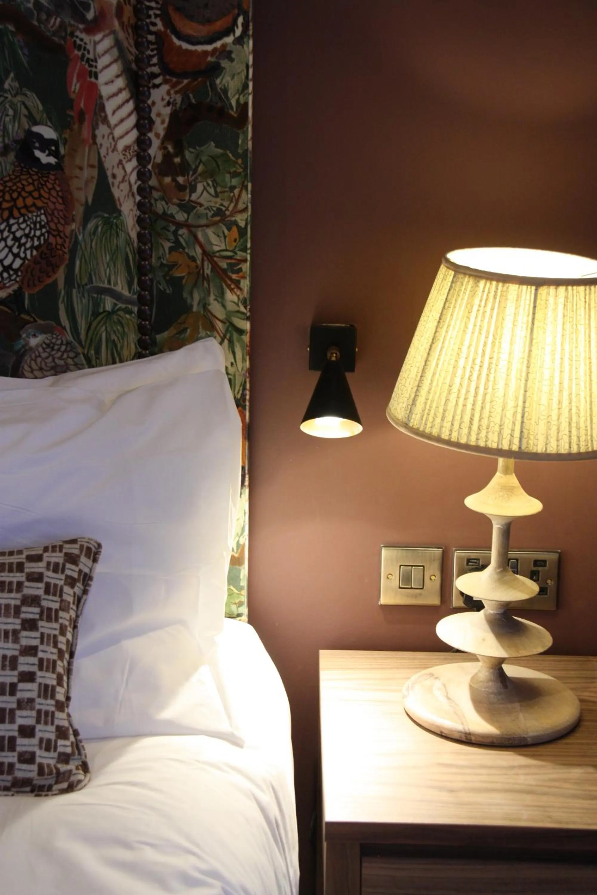 Bed in The Bell Hotel, Saxmundham