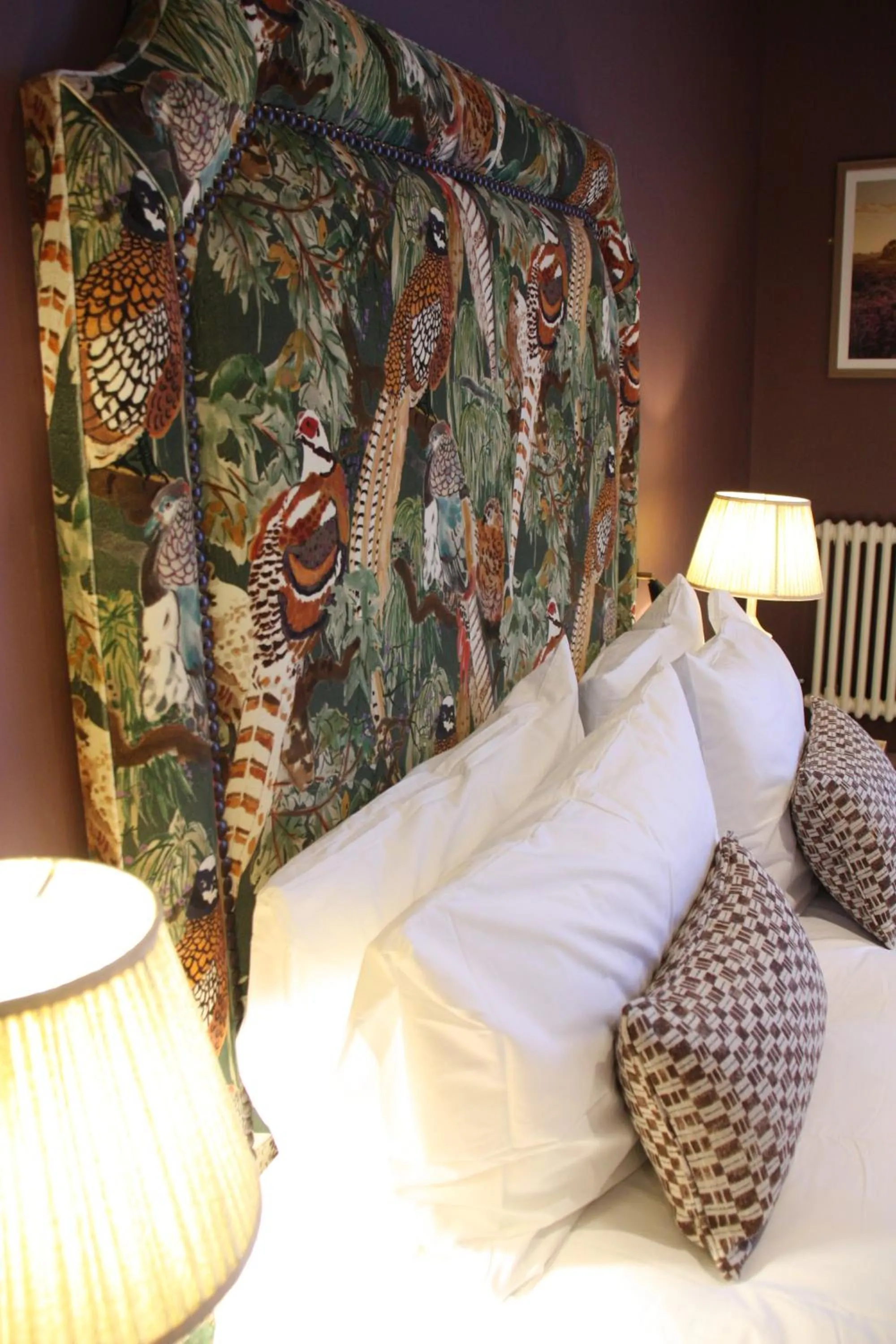 Bed in The Bell Hotel, Saxmundham