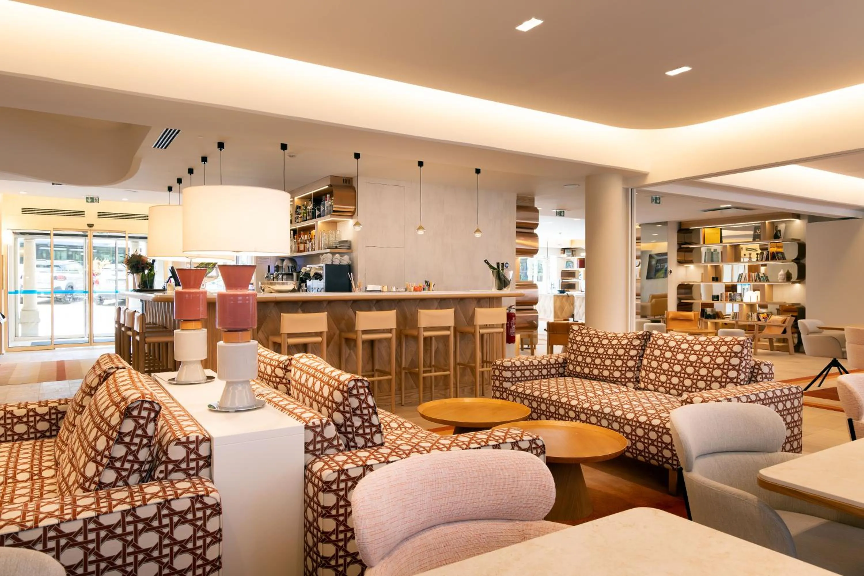 Seating area in Le Plessis Grand Hotel