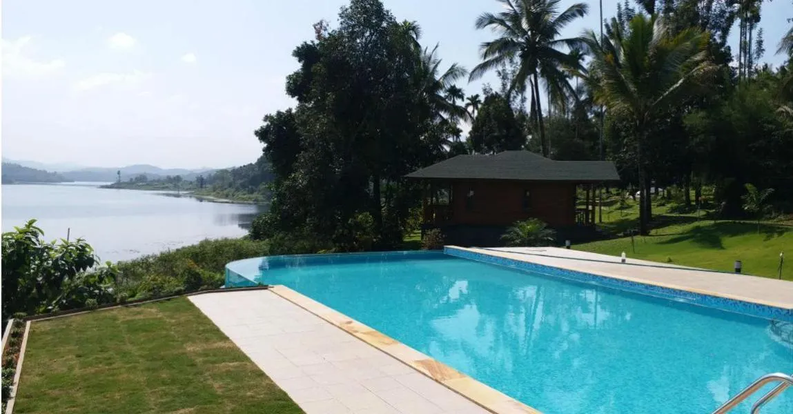 Pool view in LakeRose Wayanad Resort