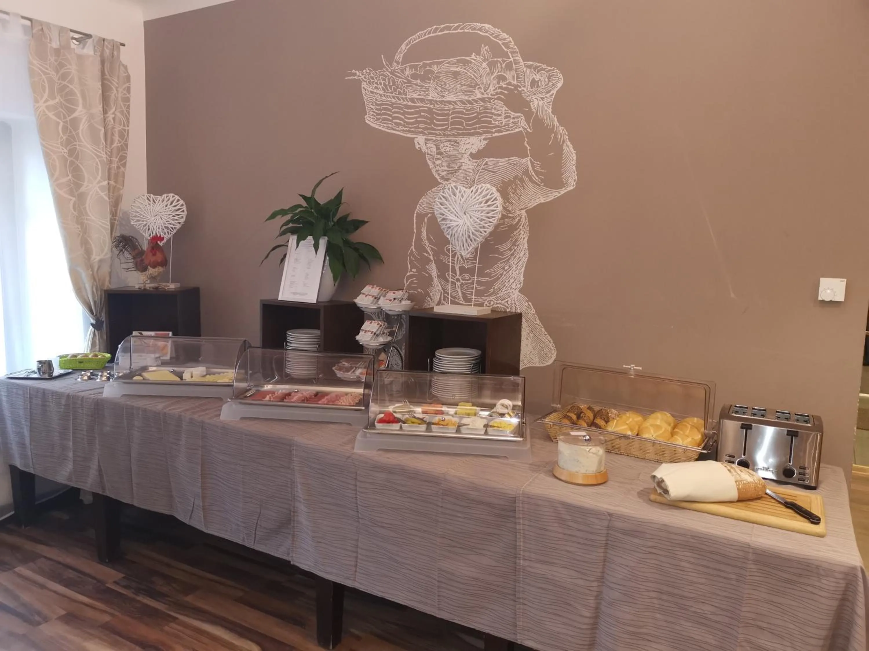 Buffet breakfast in Stadthotel Hauser Eck