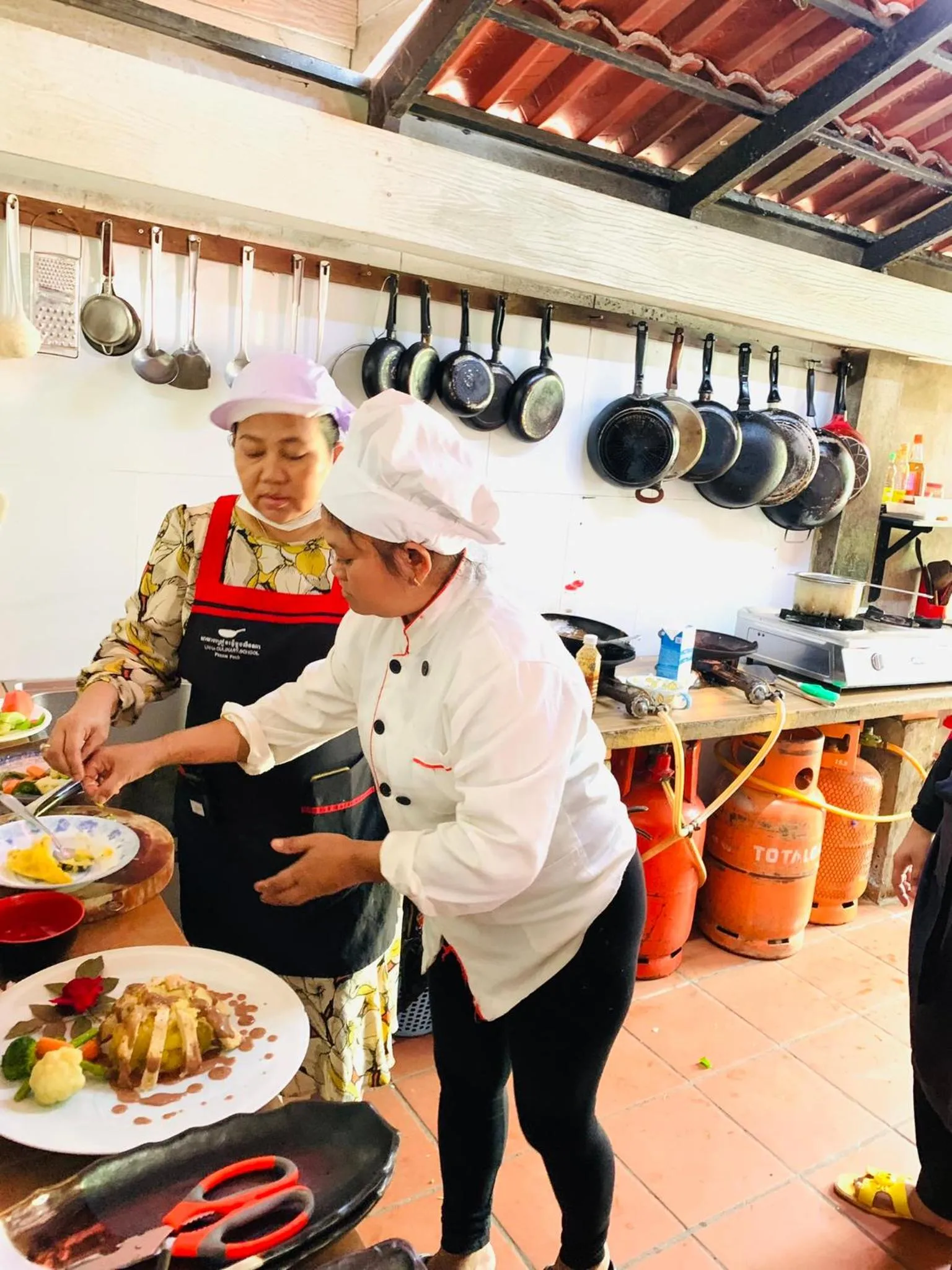 Kitchen or kitchenette in Moloppor Villa