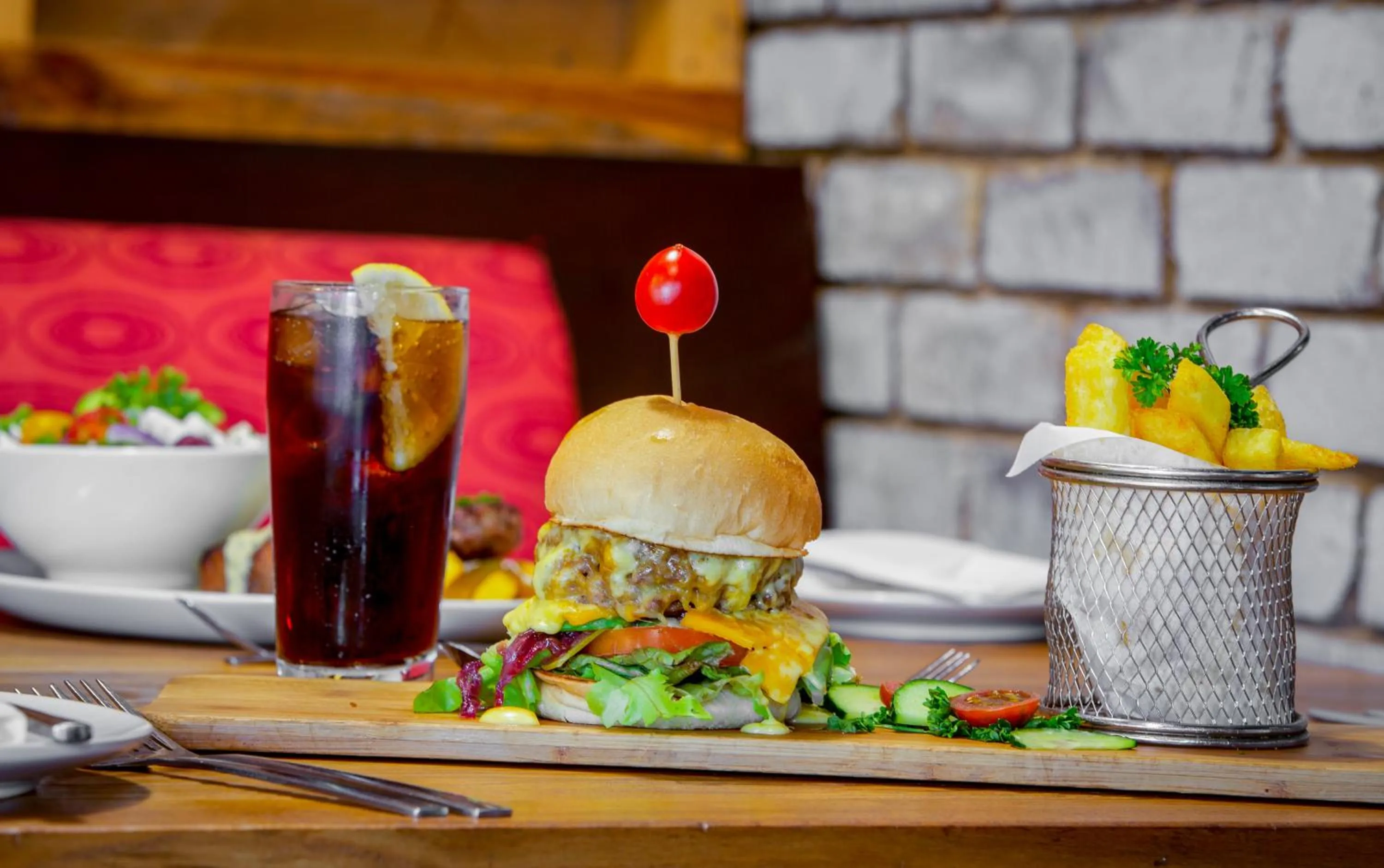 Food and drinks in 26° South Bush Boho Hotel