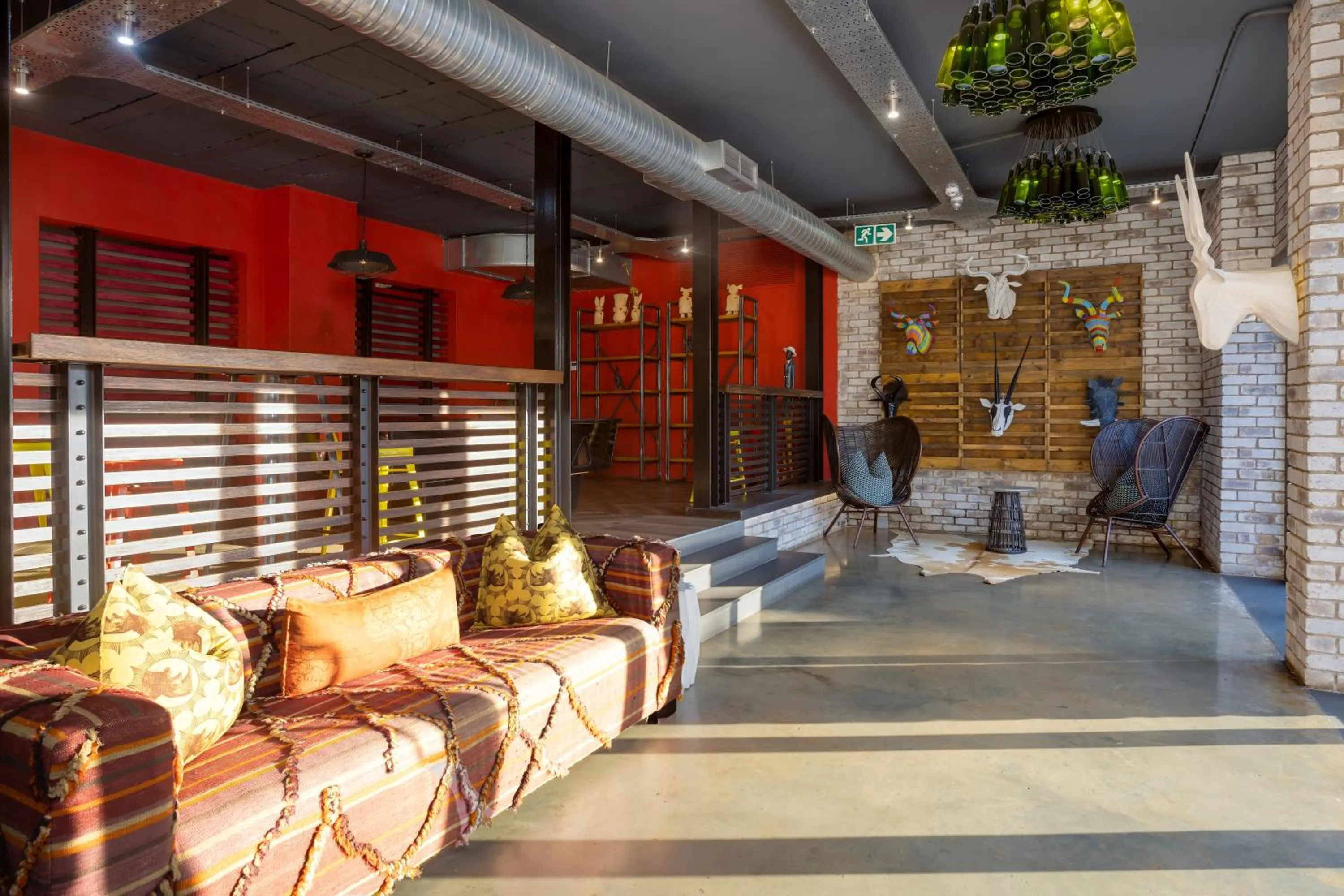 Lounge or bar in 26° South Bush Boho Hotel