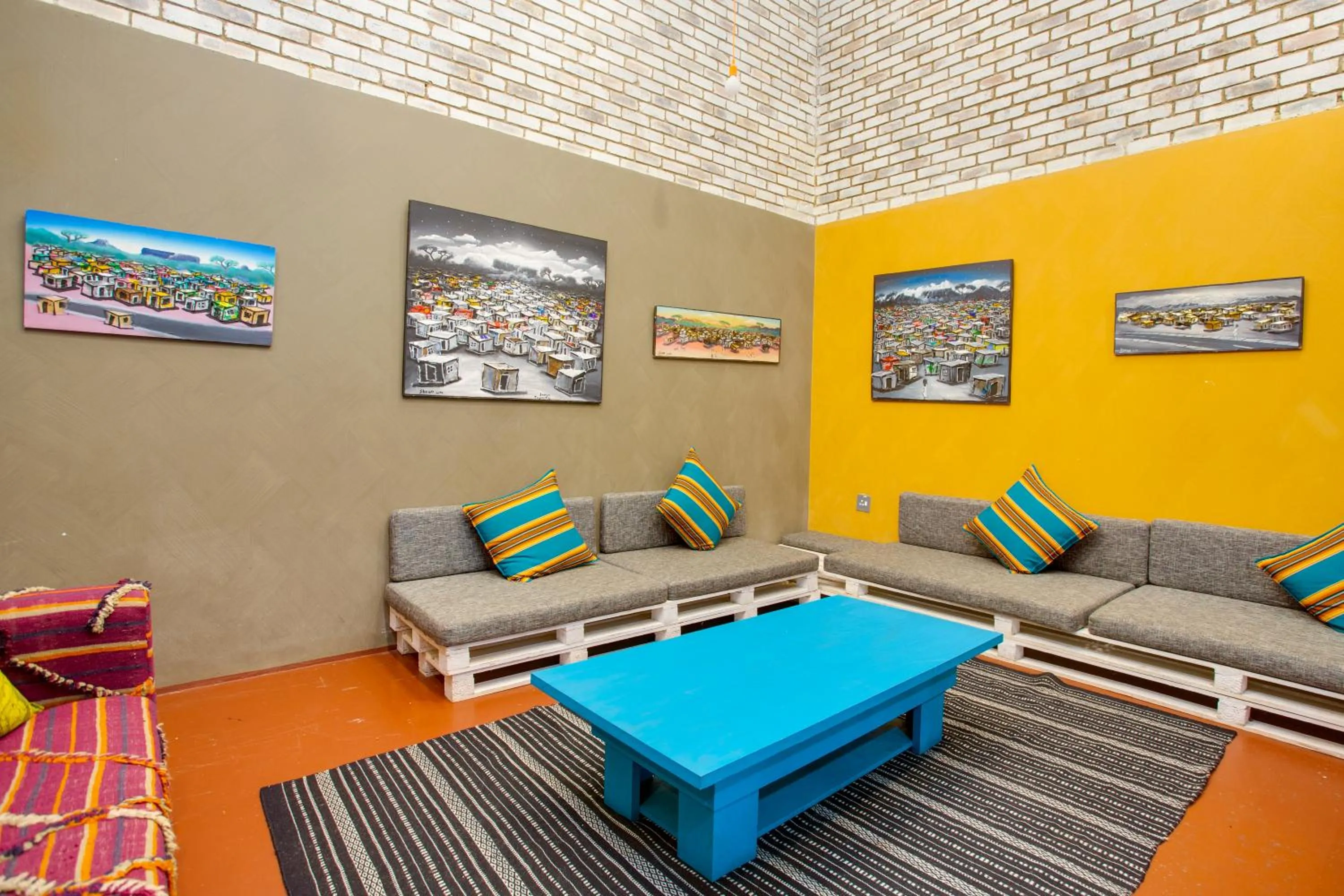 Seating area in 26° South Bush Boho Hotel