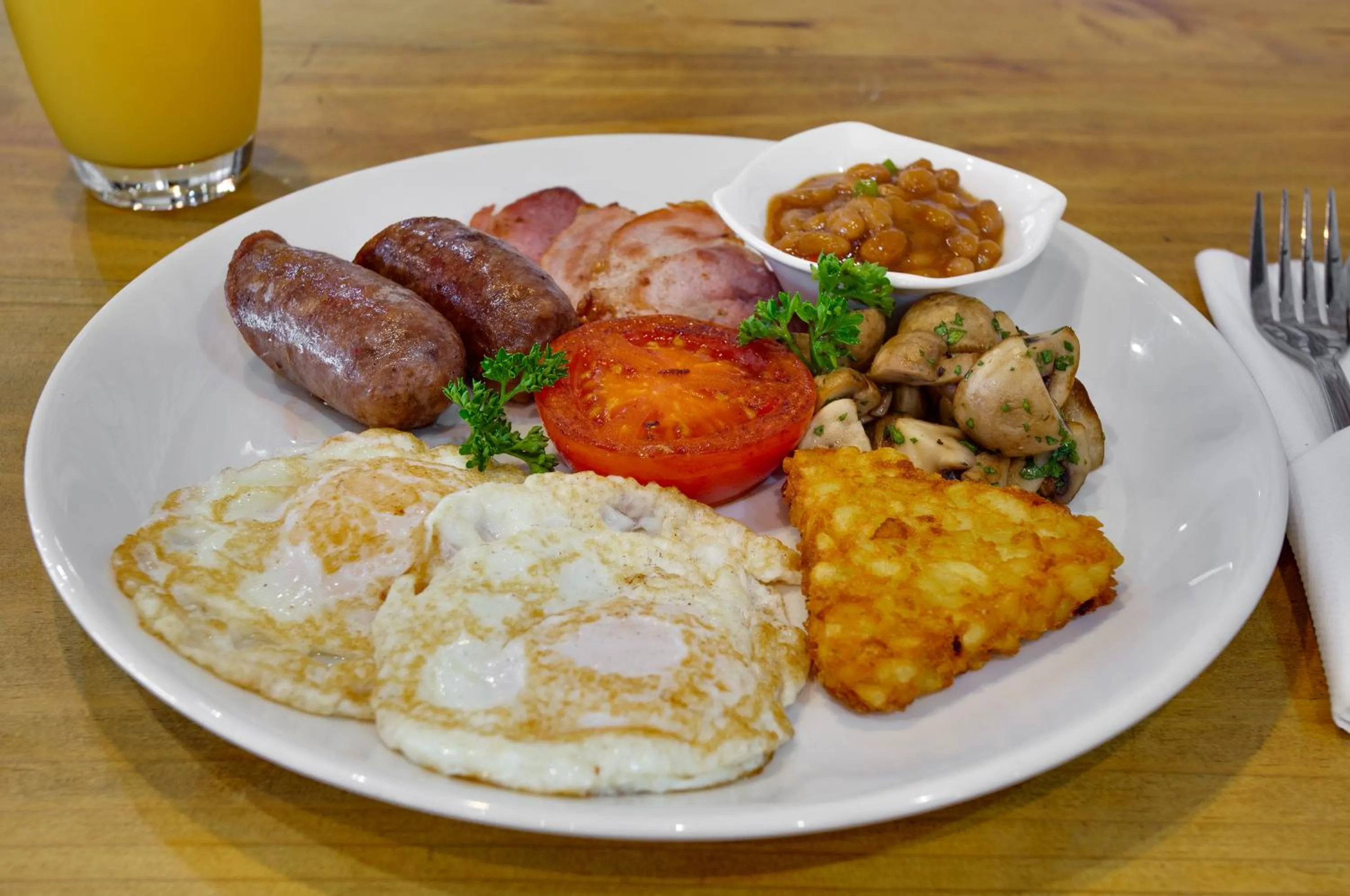 Food close-up in 26° South Bush Boho Hotel