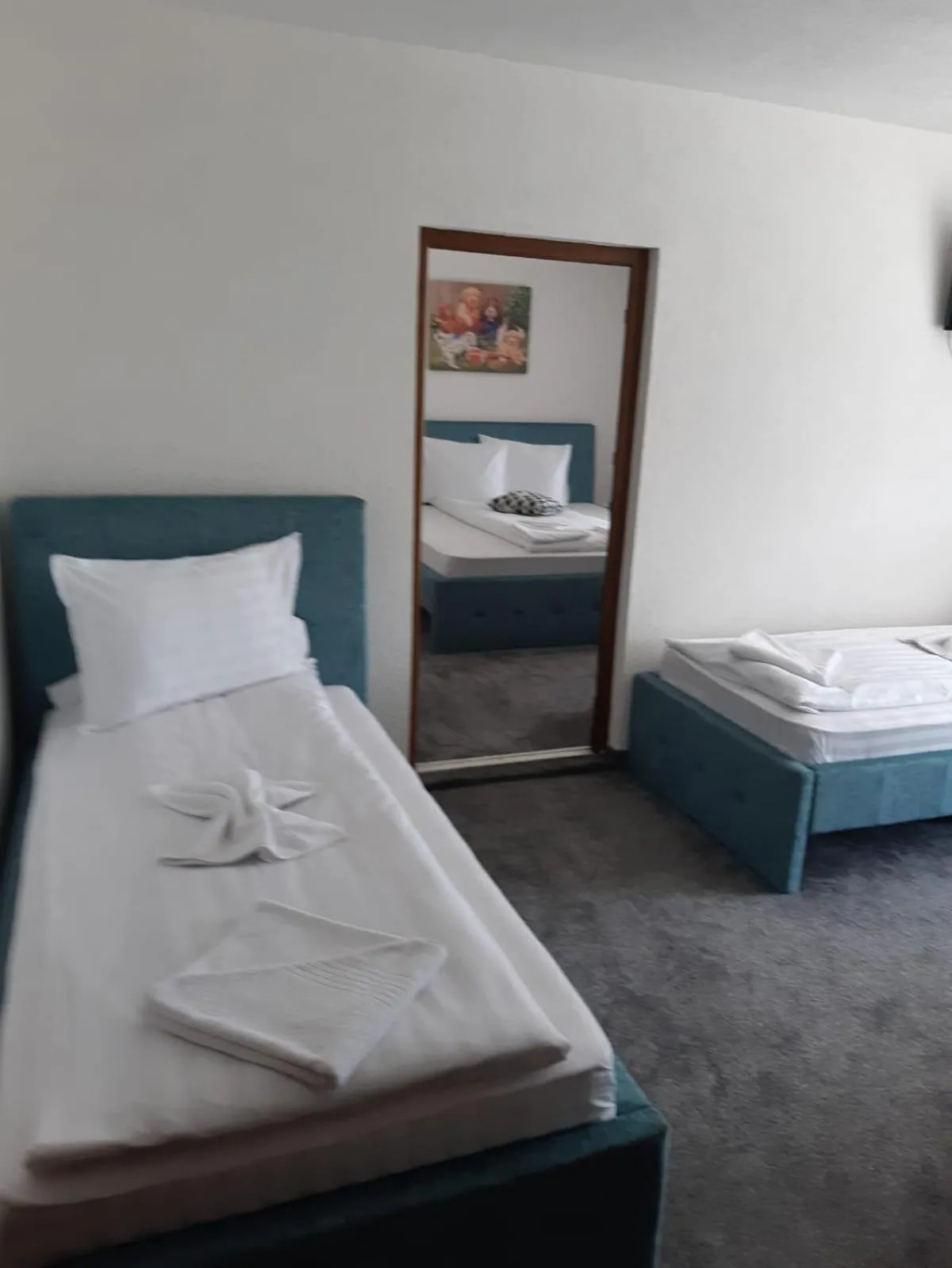 Bed in Pensiunea La Gagea