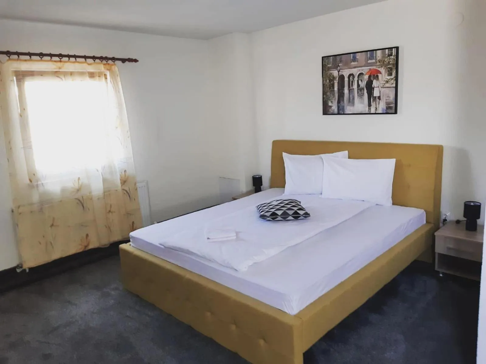 Bed in Pensiunea La Gagea