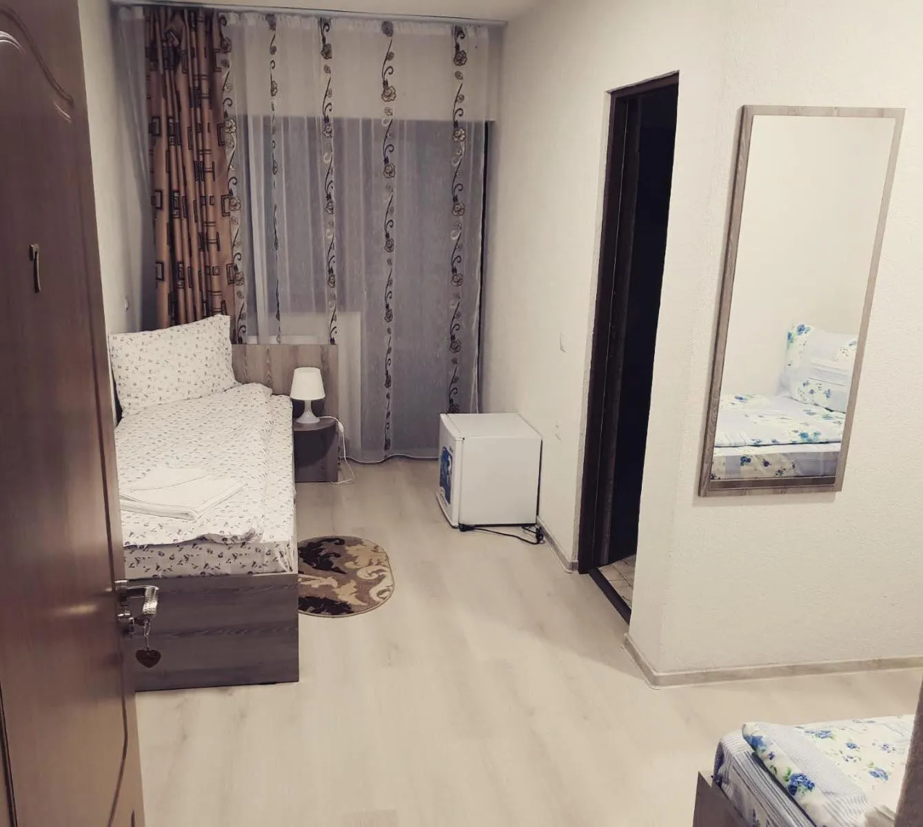 Bed in Pensiunea La Gagea