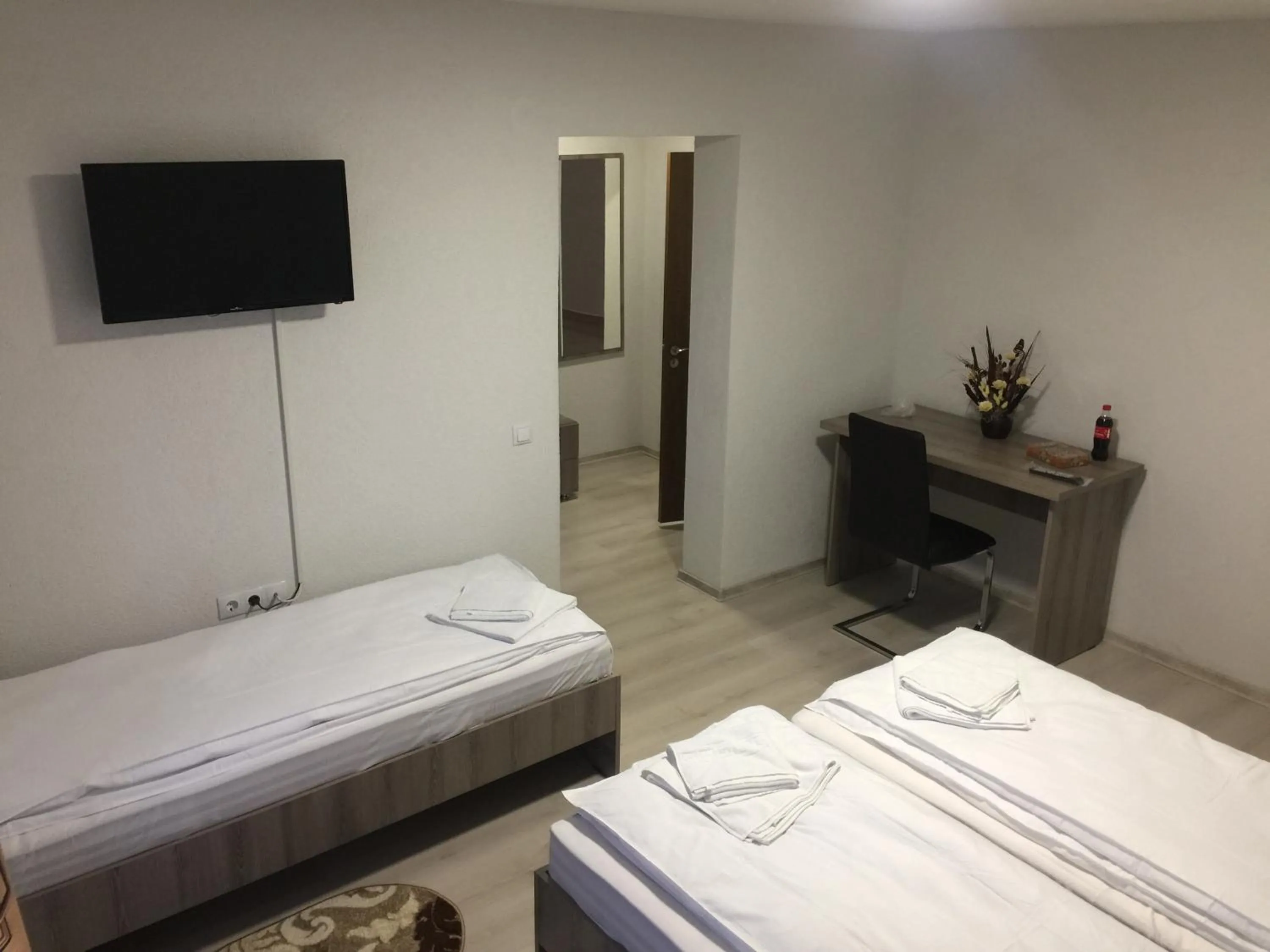 Bed in Pensiunea La Gagea