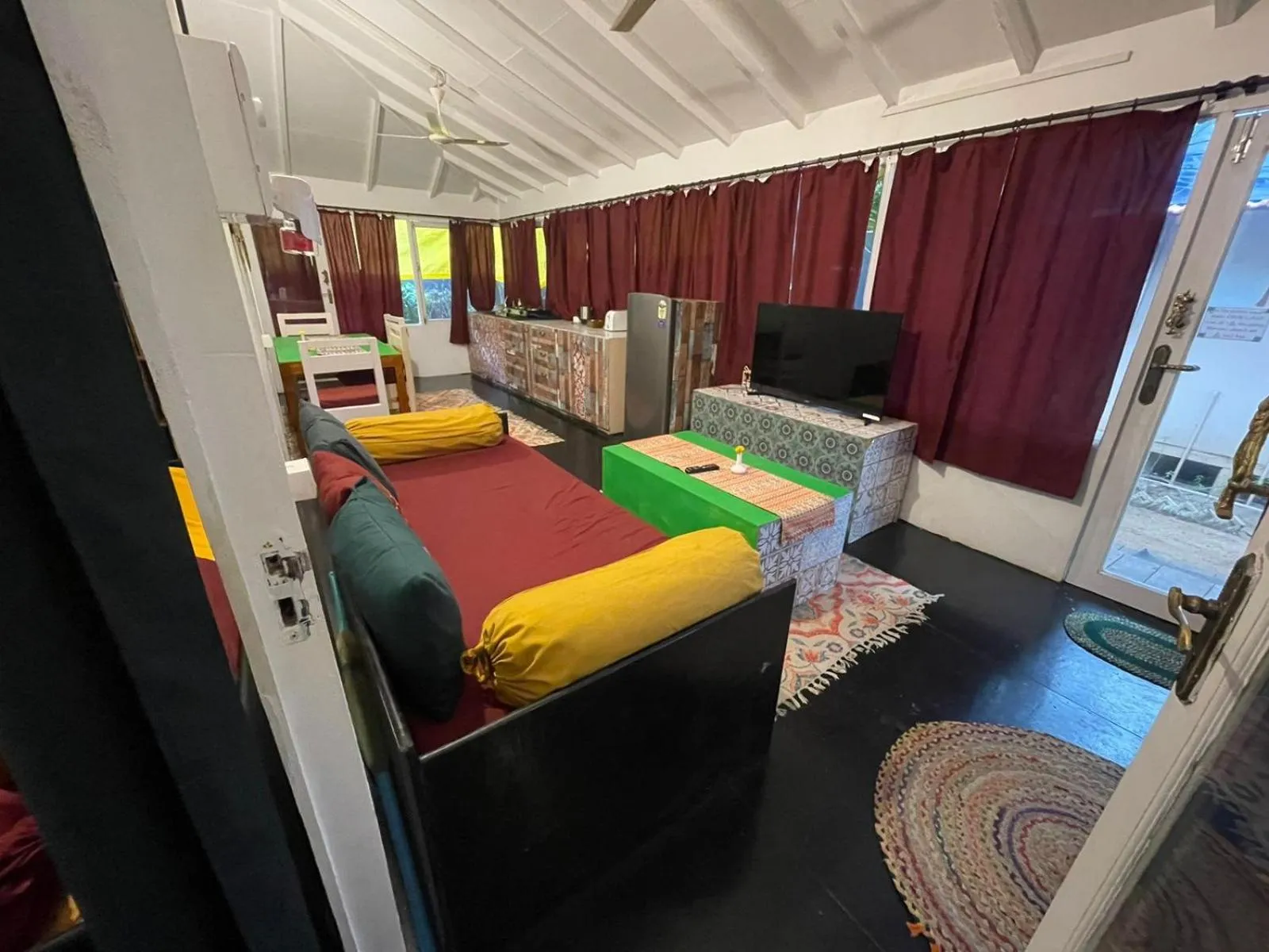 Bed in Art Resort Goa