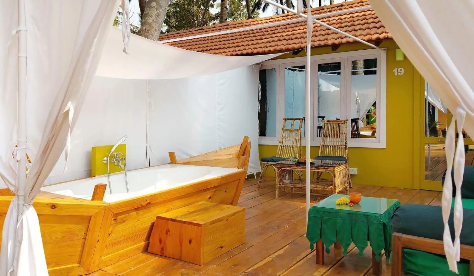 Living room in Art Resort Goa