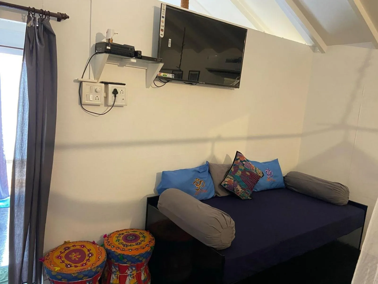 Bed in Art Resort Goa