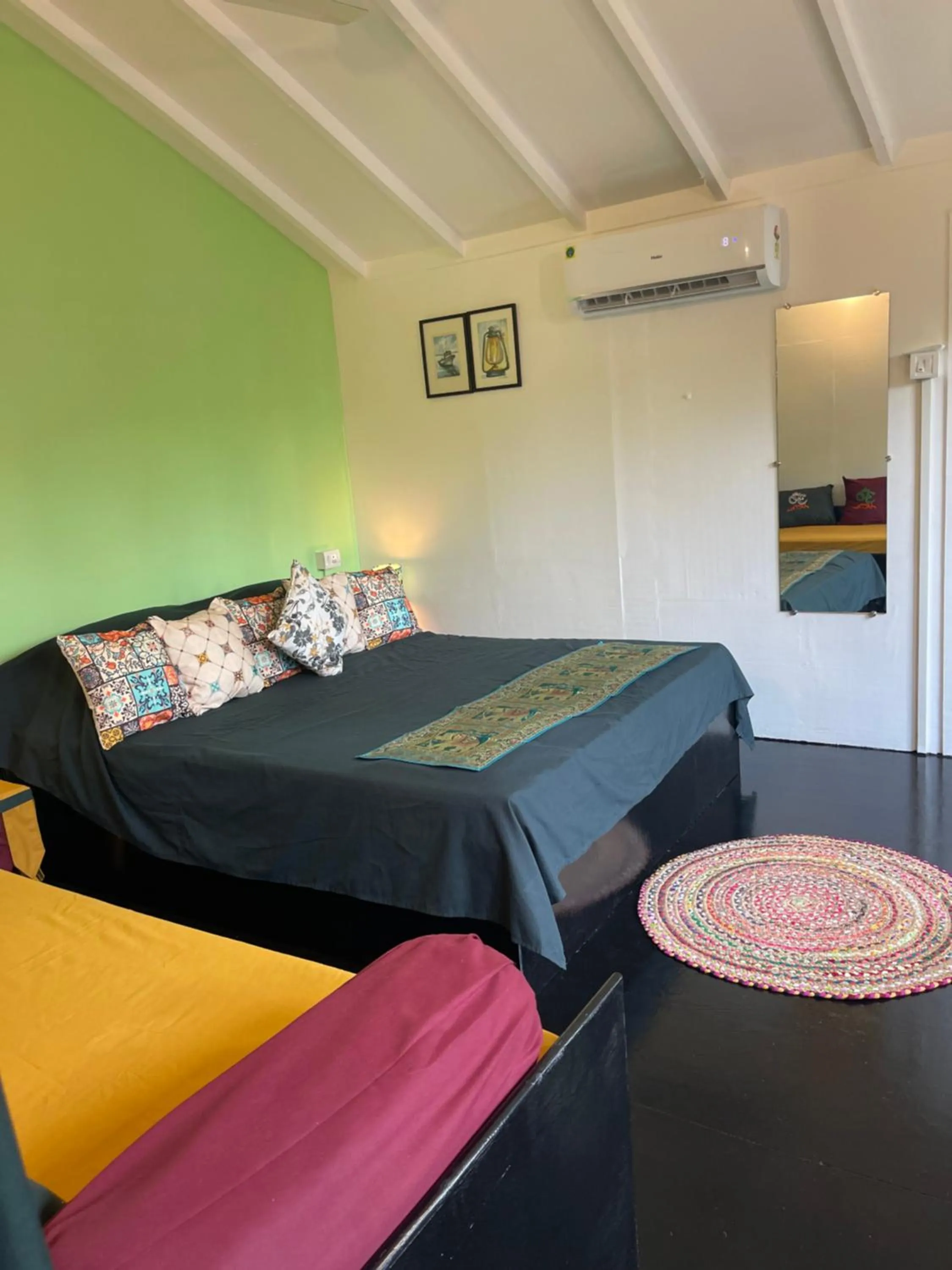 Bed in Art Resort Goa