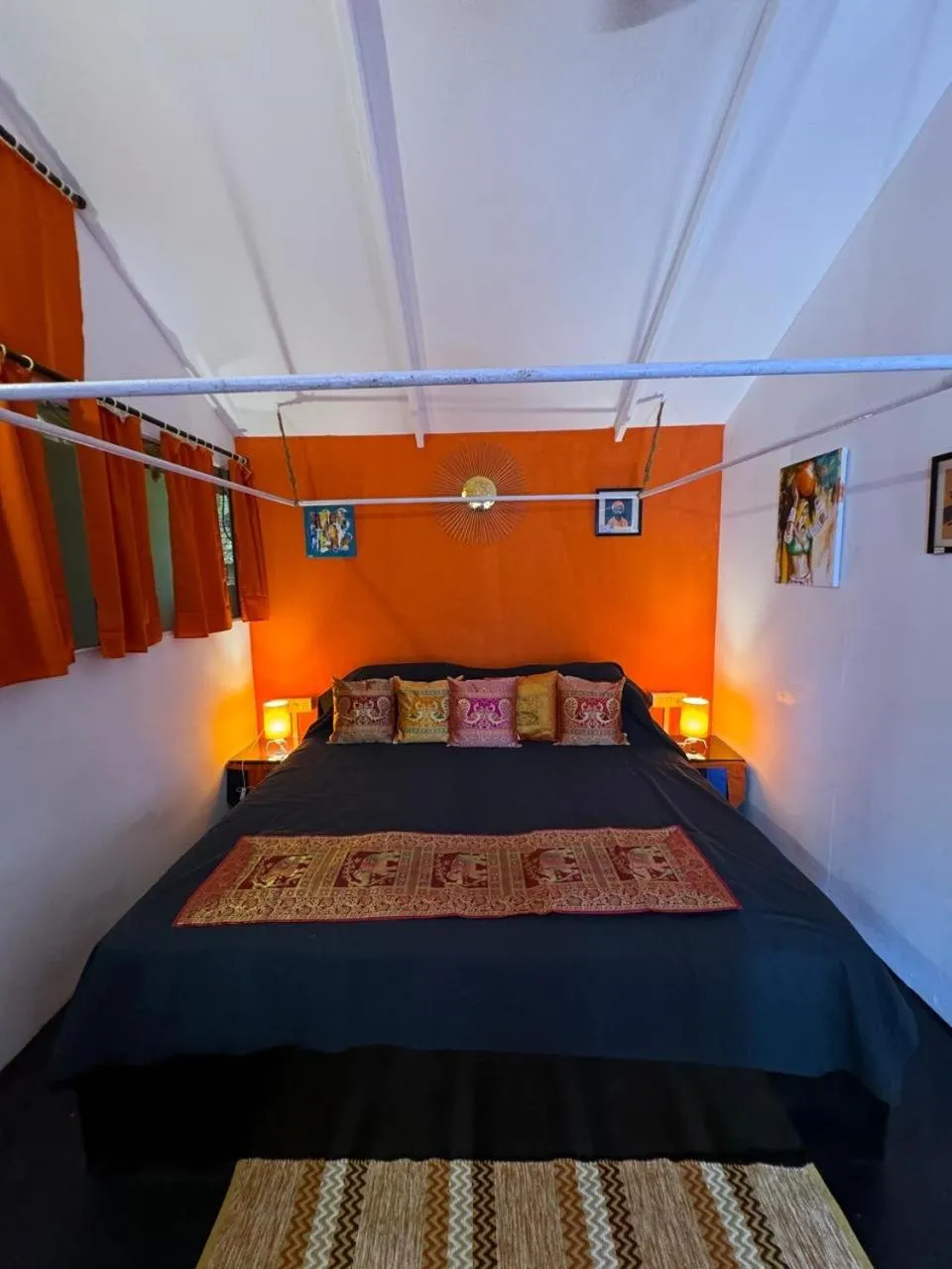 Bed in Art Resort Goa