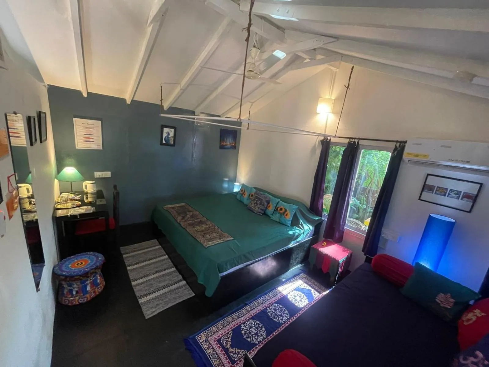 Bed in Art Resort Goa